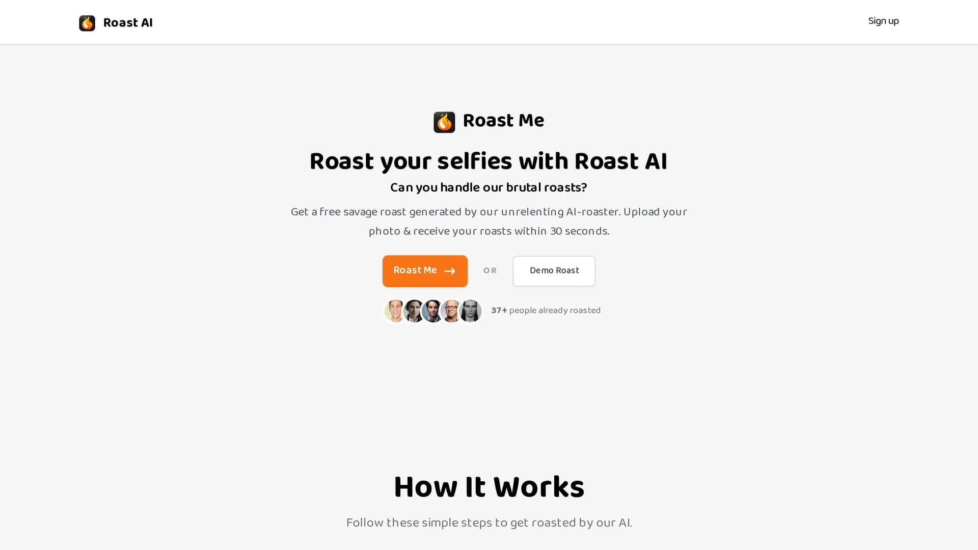 roast-ai homepage