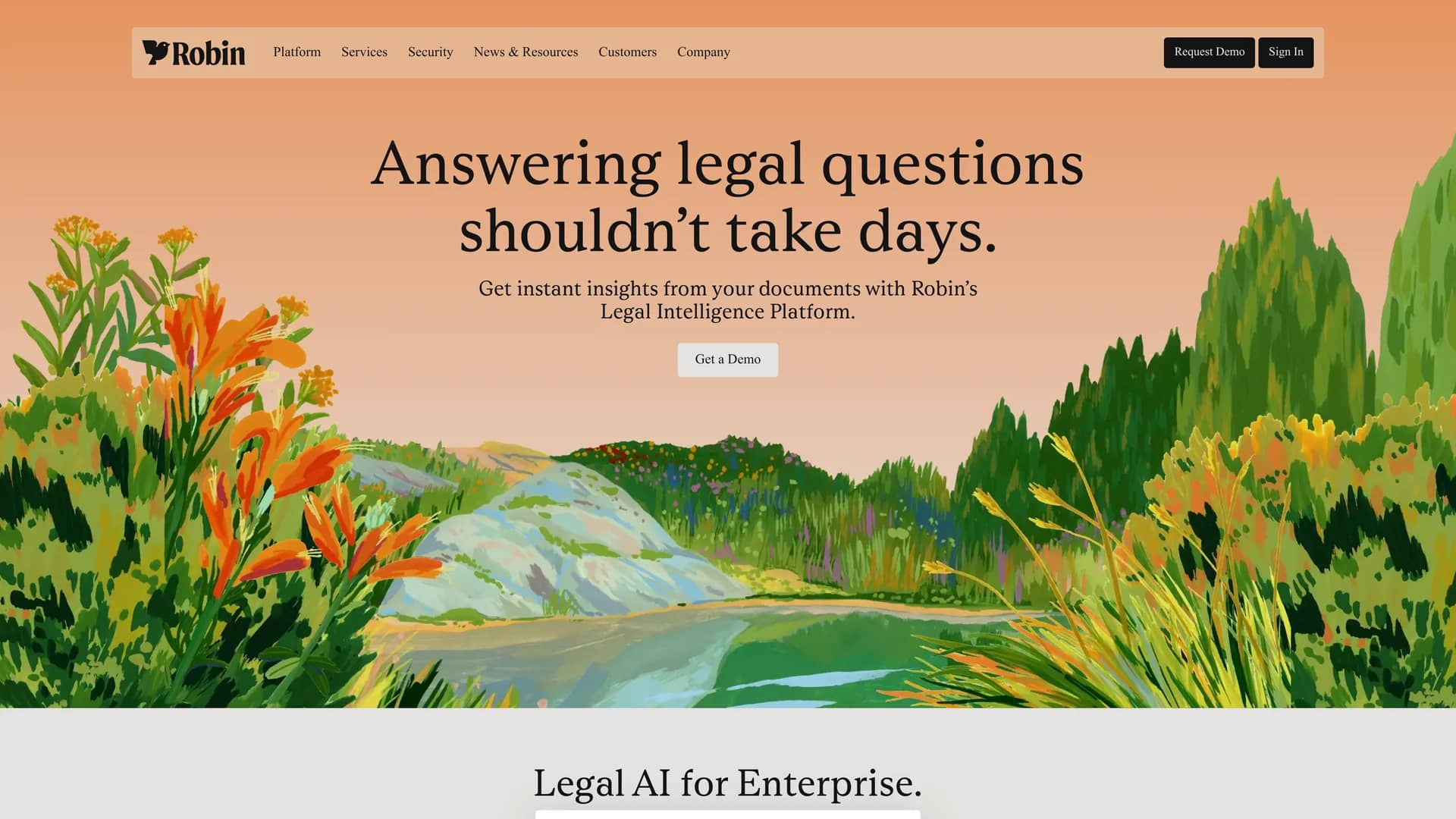 robinai-com homepage
