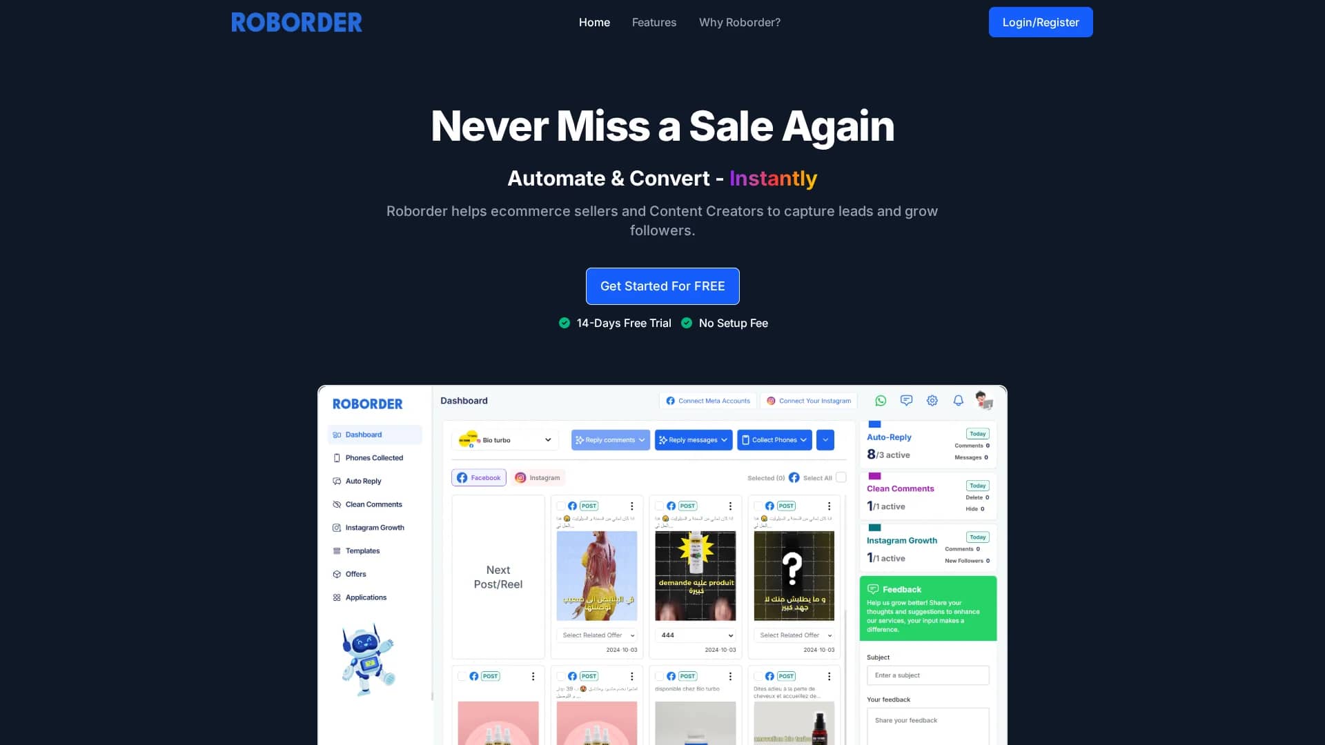roborder-ai homepage