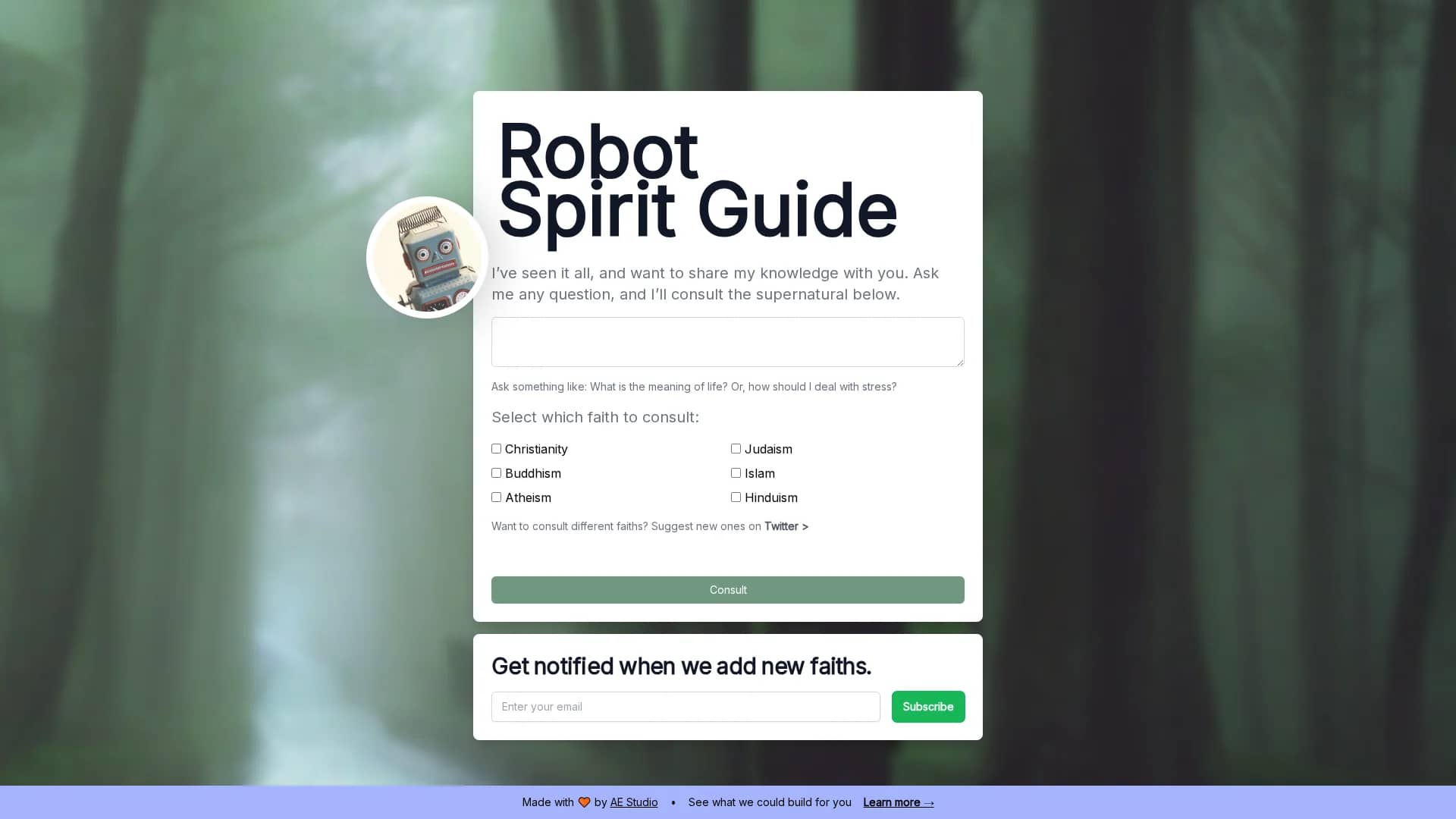 robot-spirit-guide homepage