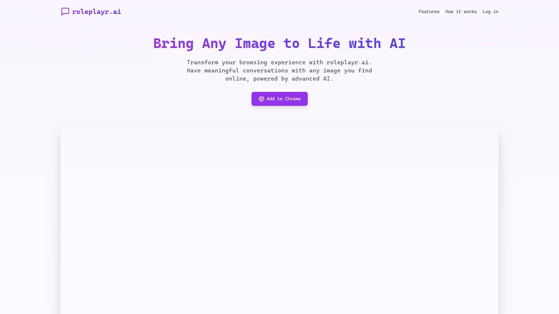 roleplayr homepage