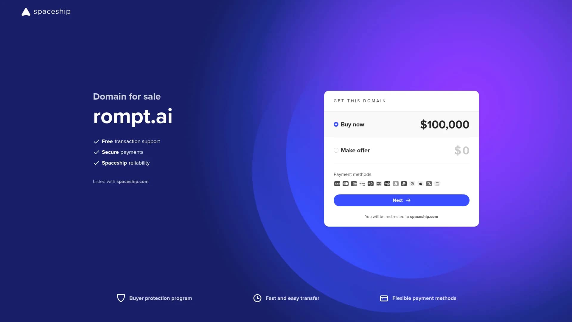 rompt-ai homepage