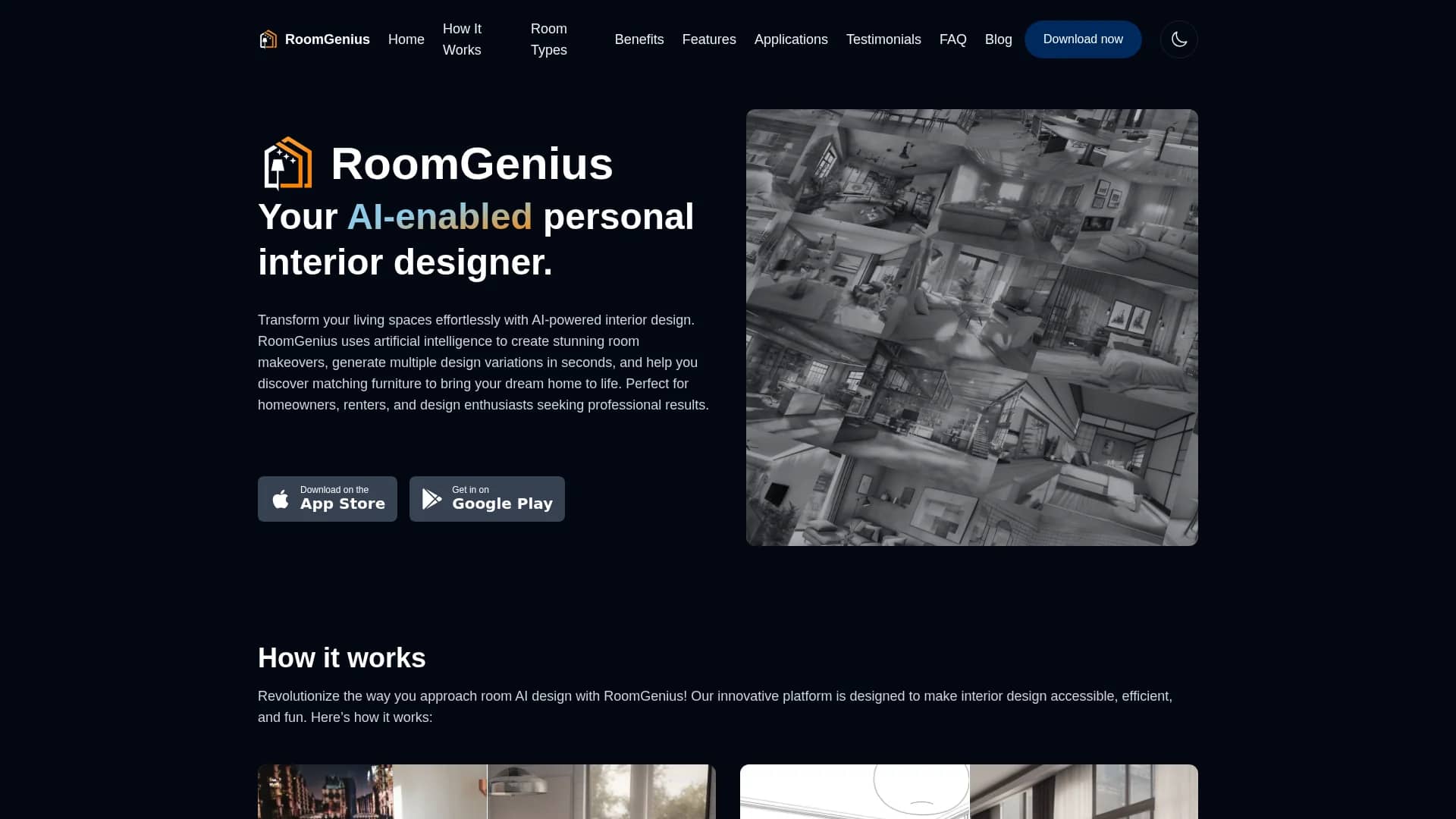 roomgenius homepage