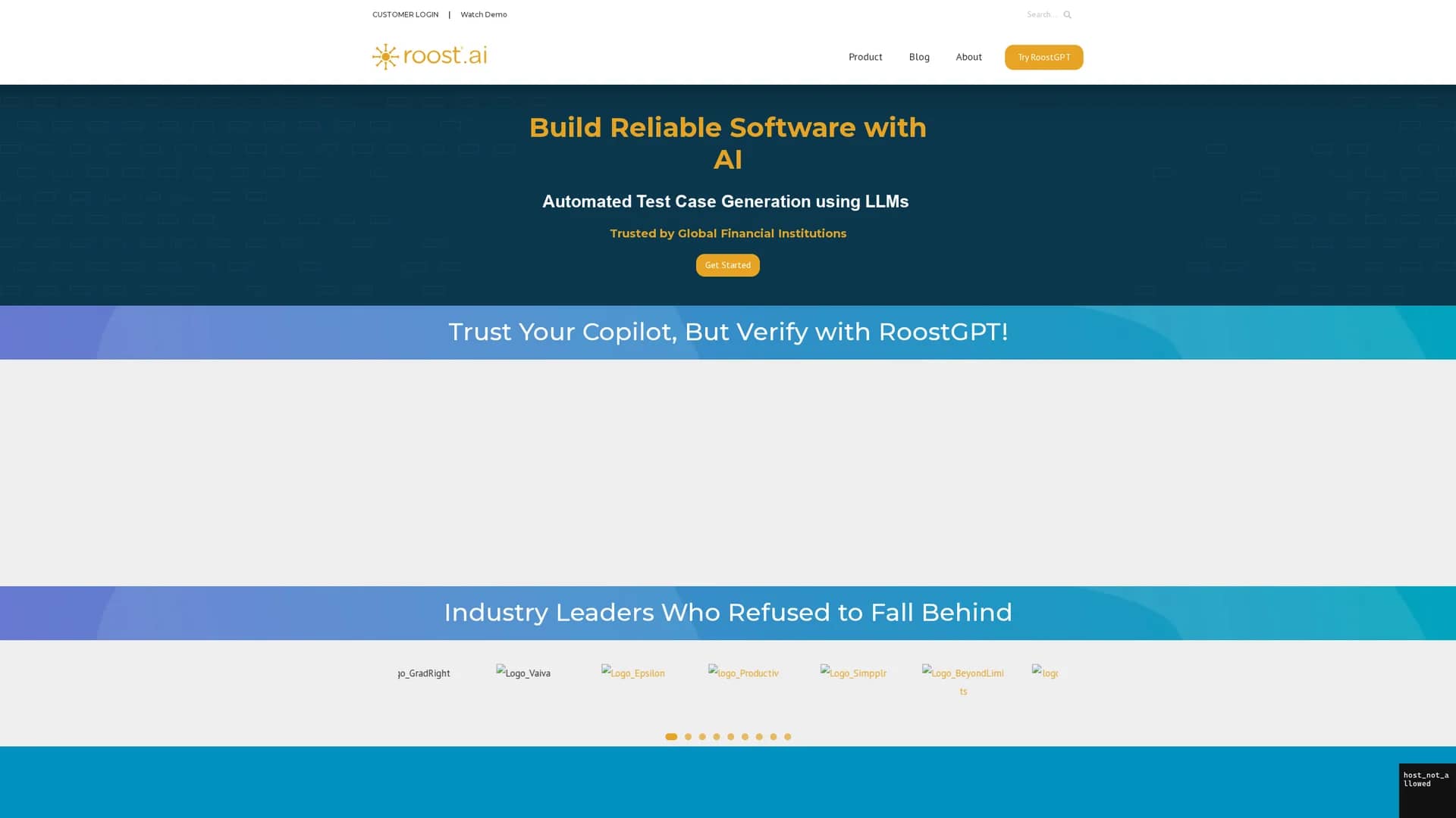 roost-ai homepage