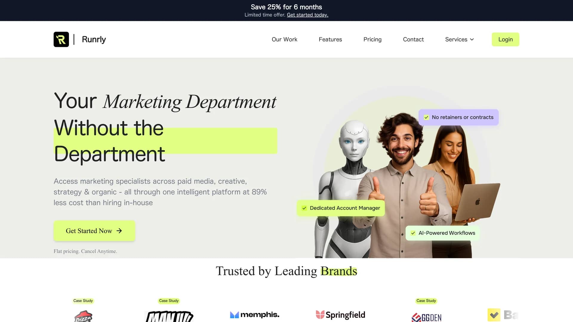 runrly homepage