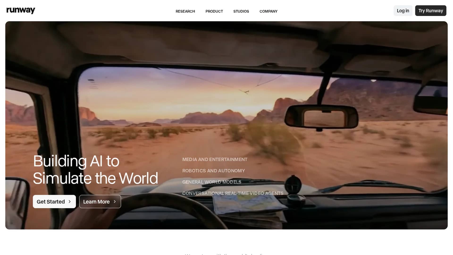 runwayml homepage