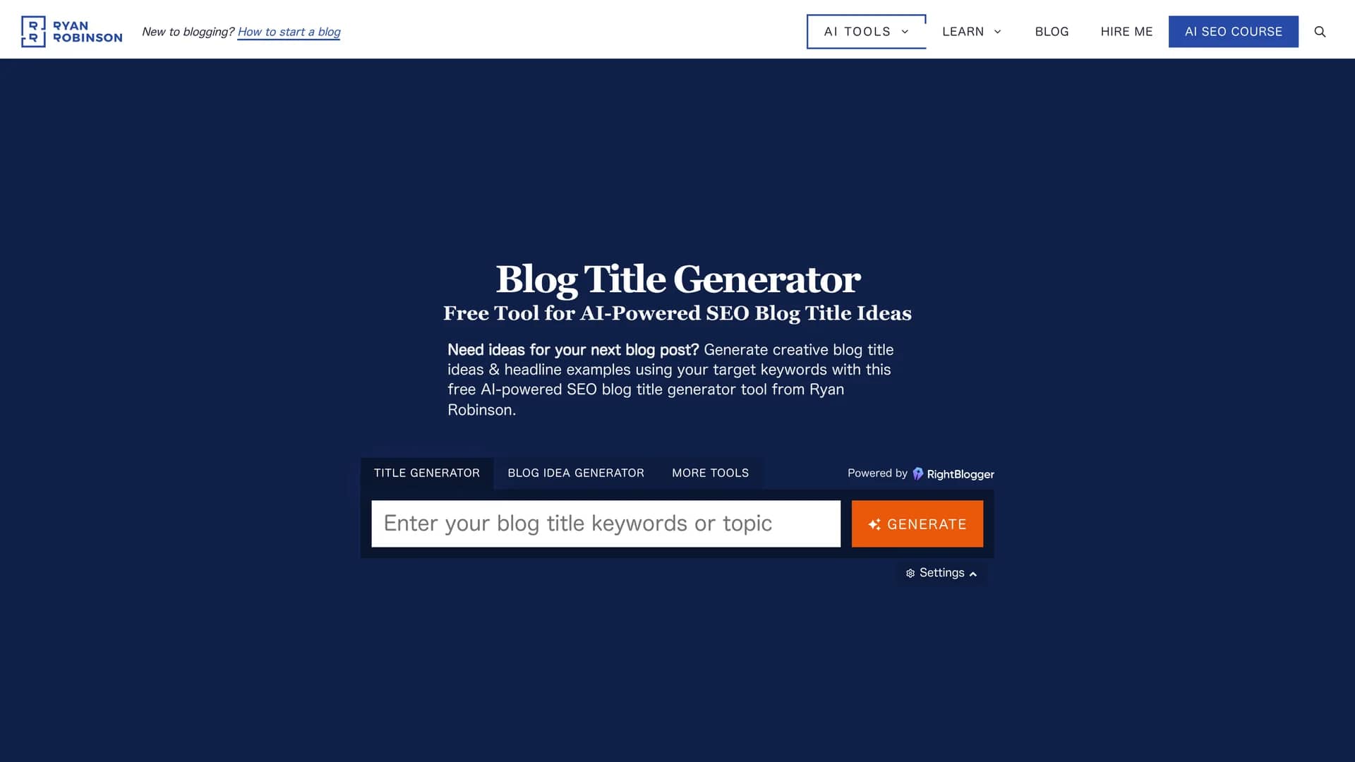 ryrob homepage