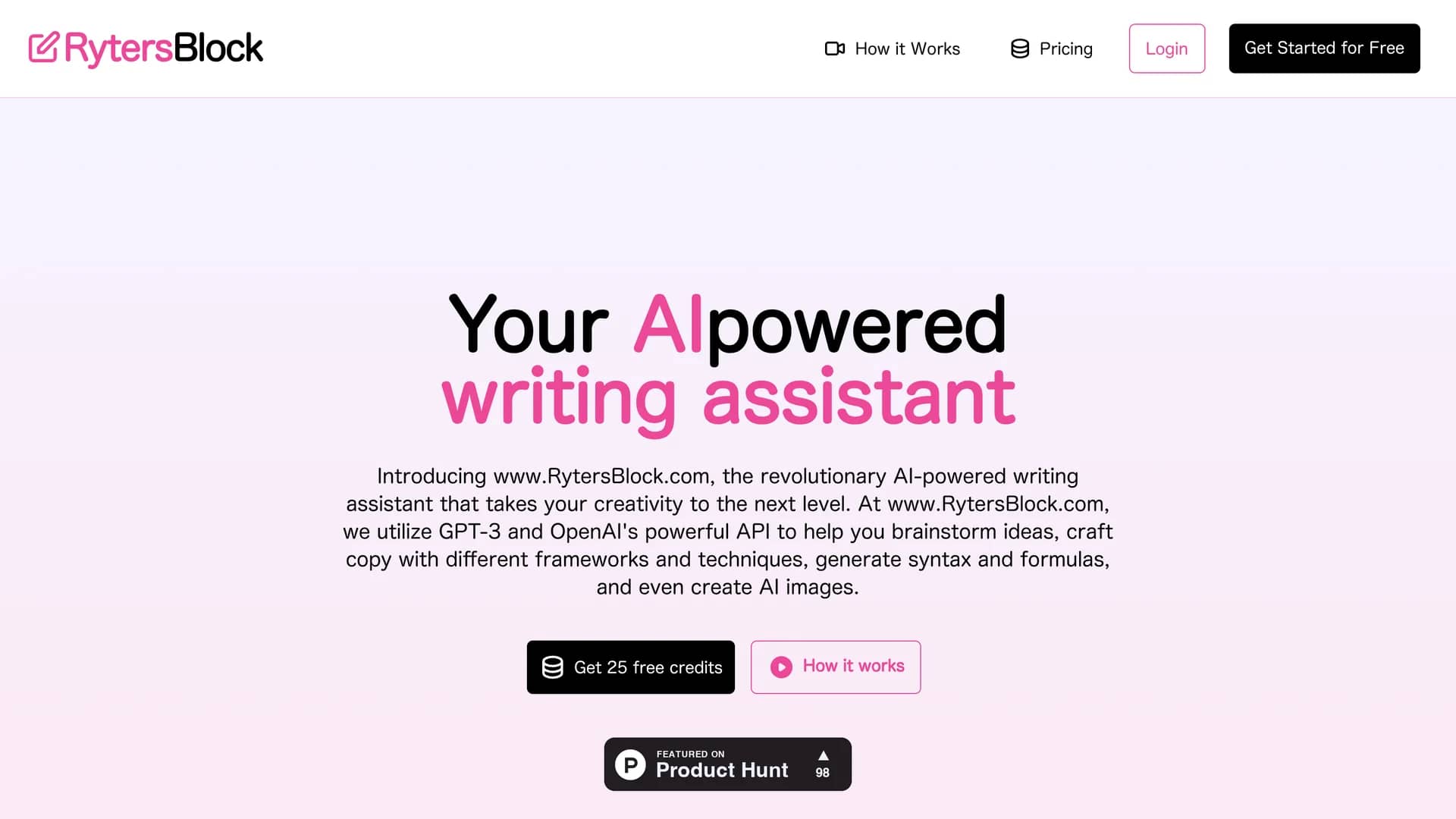 rytersblock homepage