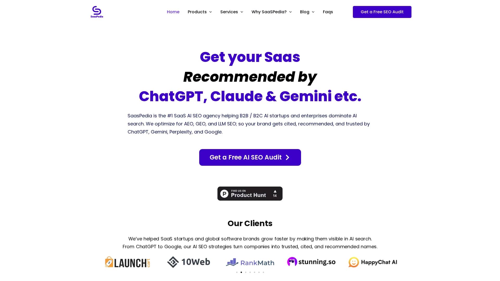 saaspedia homepage