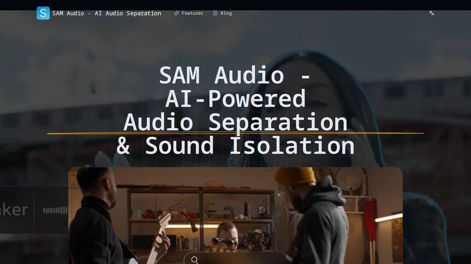 sam-audio homepage