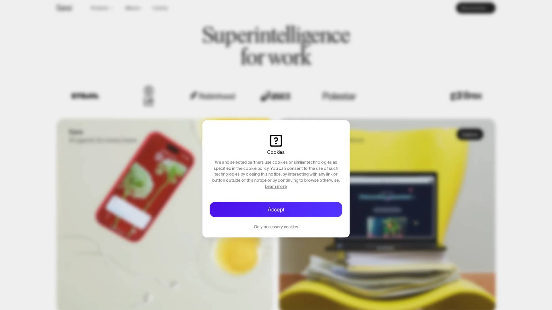 sana-labs homepage