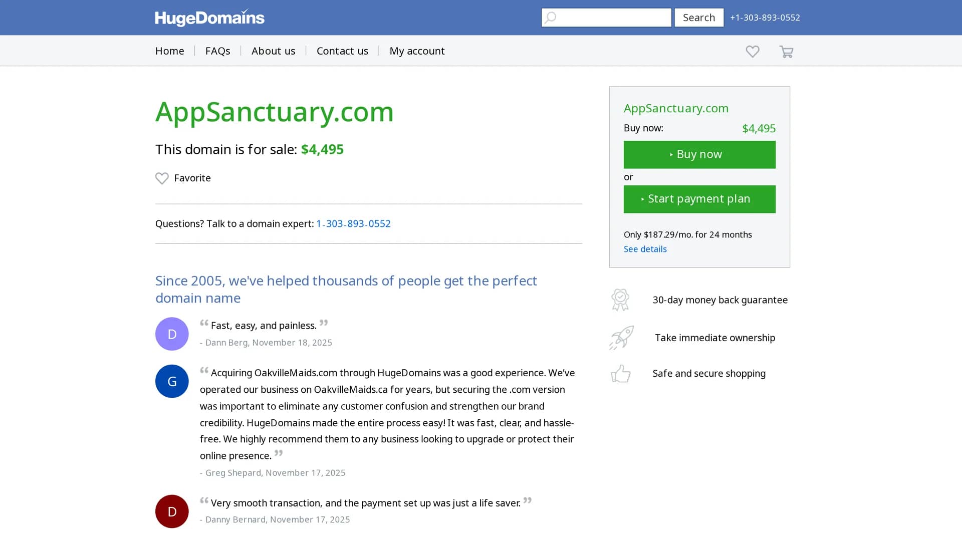 sanctuary homepage