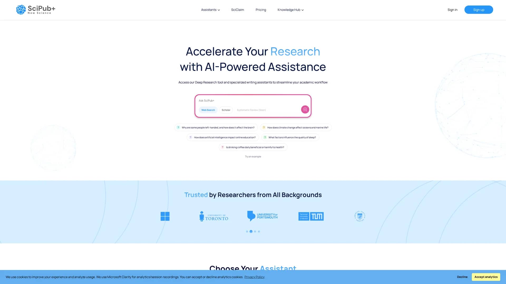scipub homepage