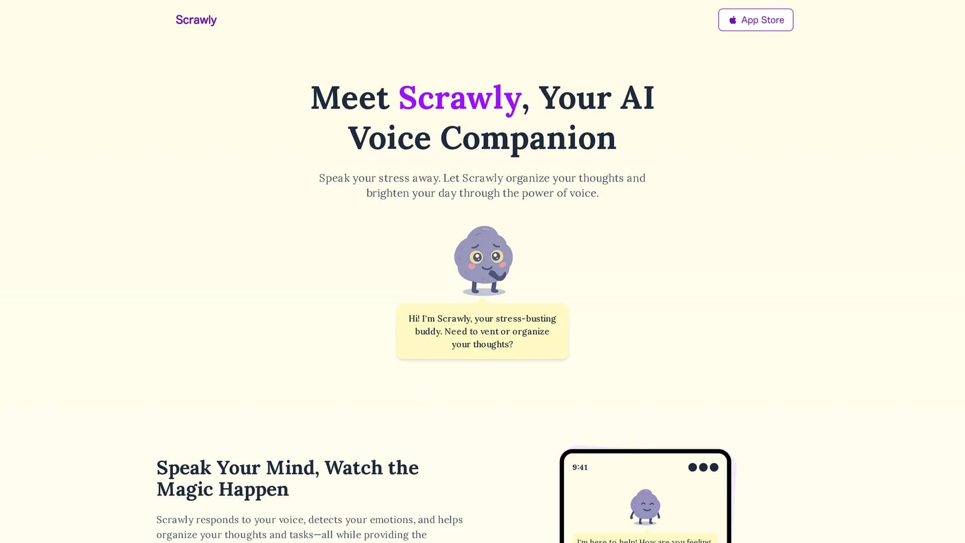 scrawly-ai homepage