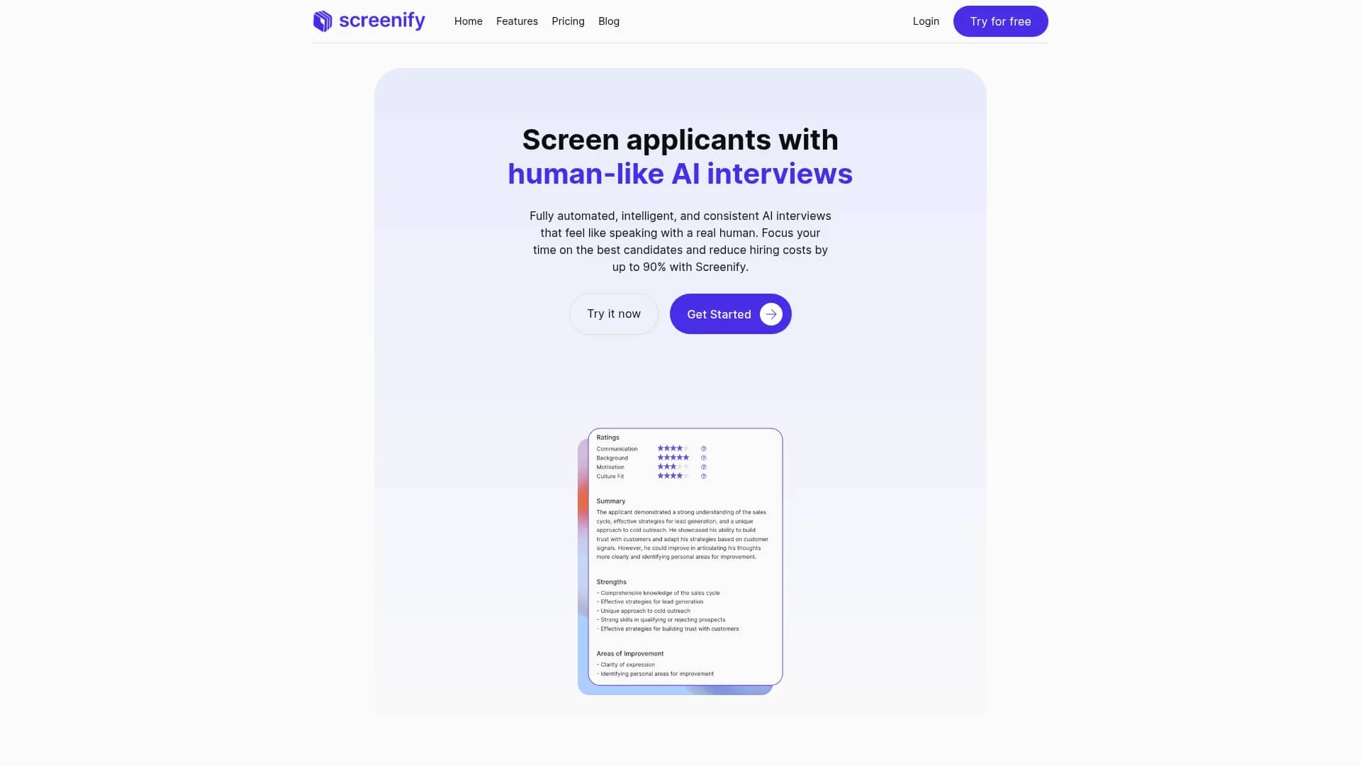 screenify homepage