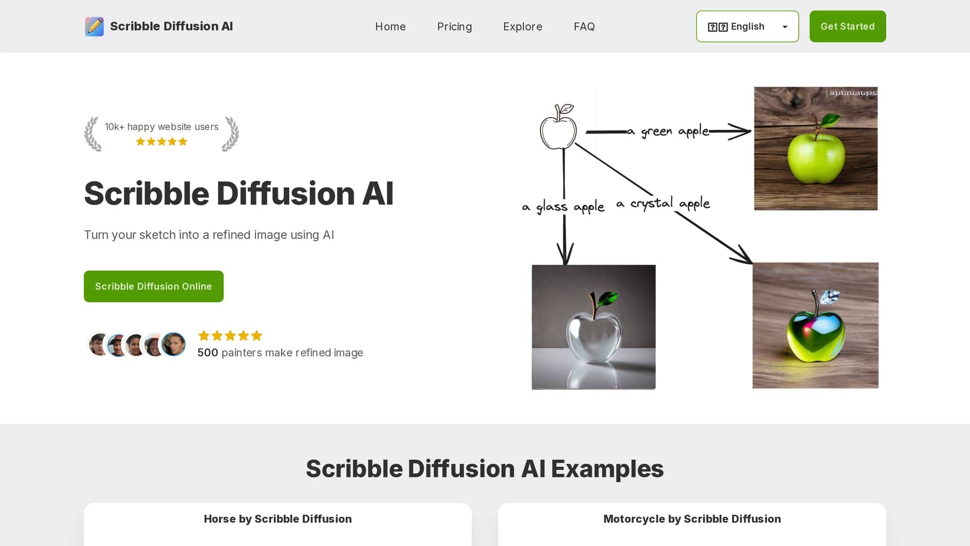 scribble-diffusion-ai homepage