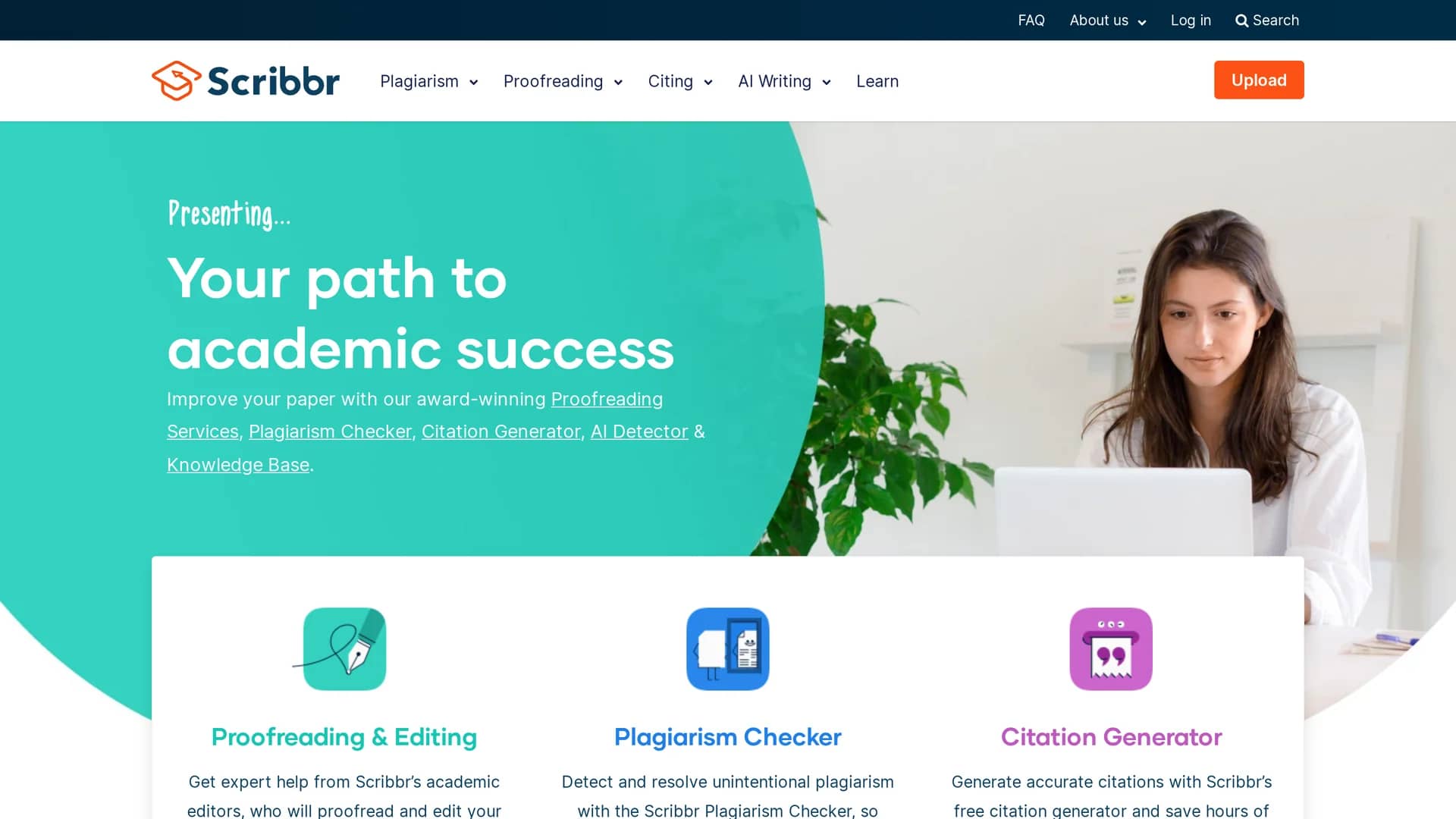 scribbr-com homepage