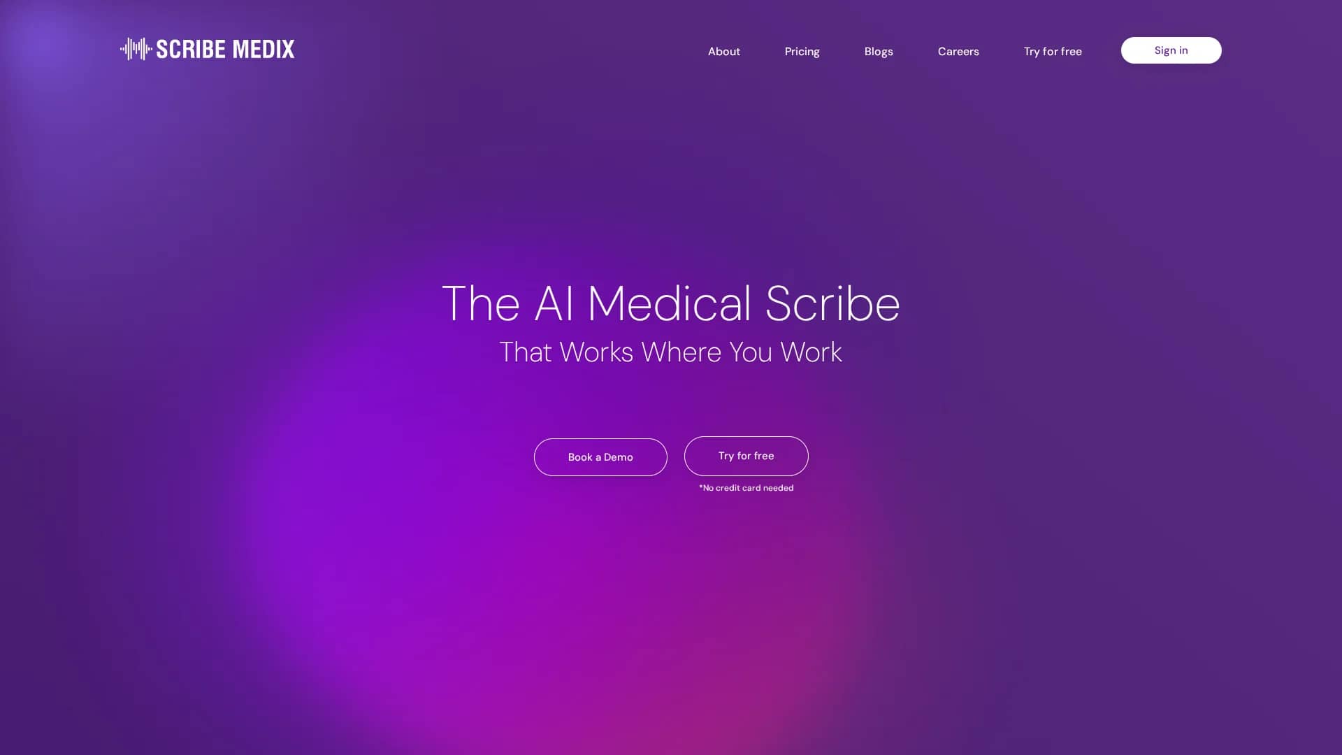 scribe-medix homepage