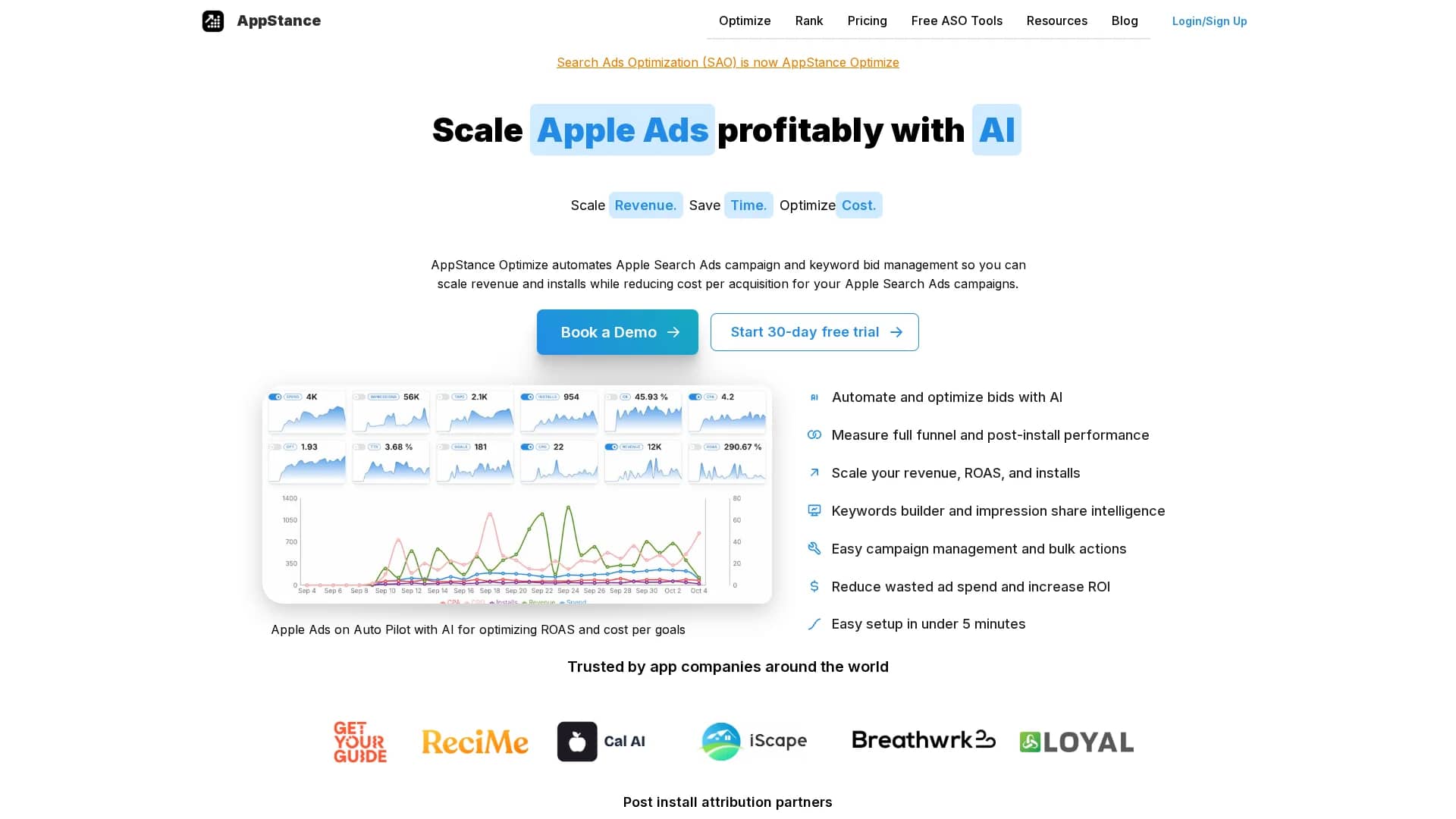 search-ads-optimization-ai homepage