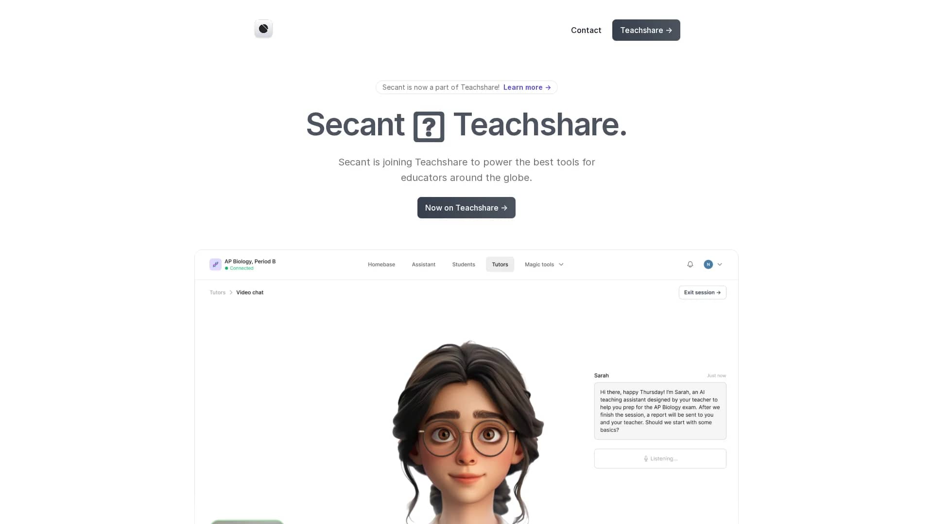 secant homepage