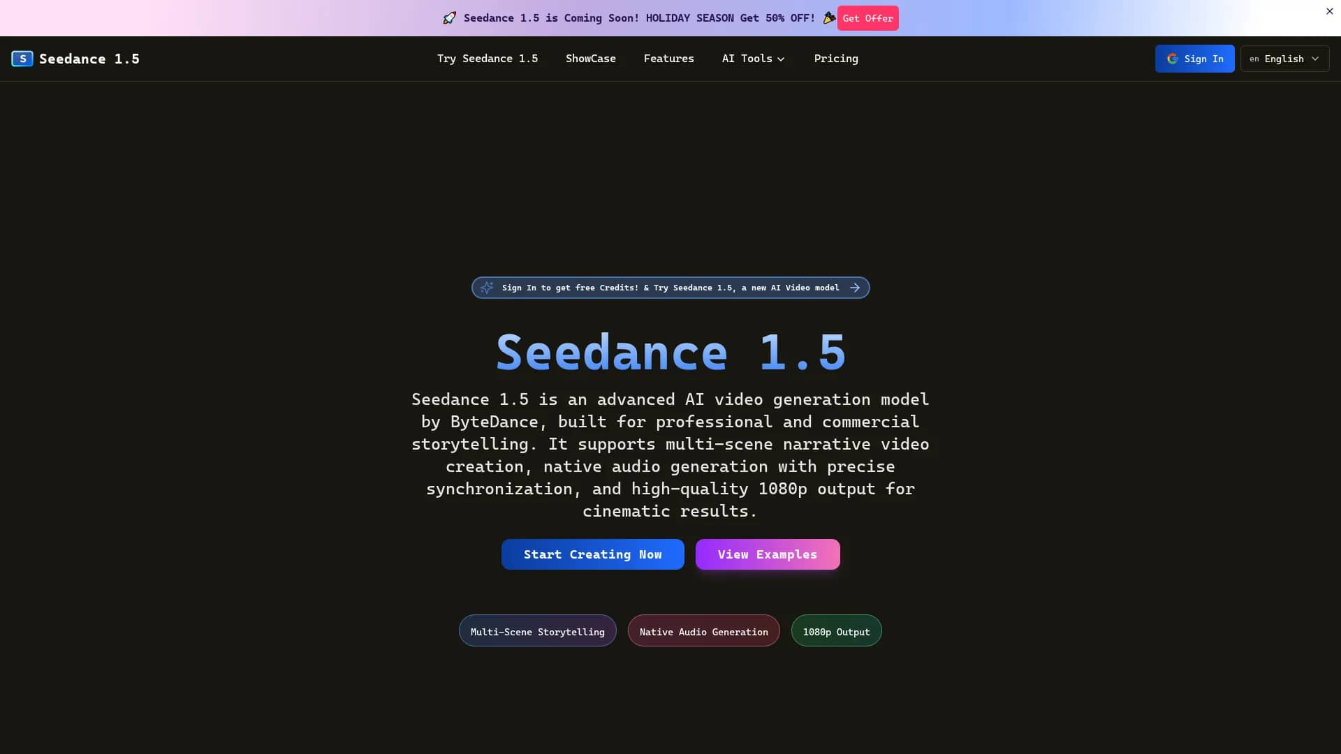 seedance1-5-io homepage