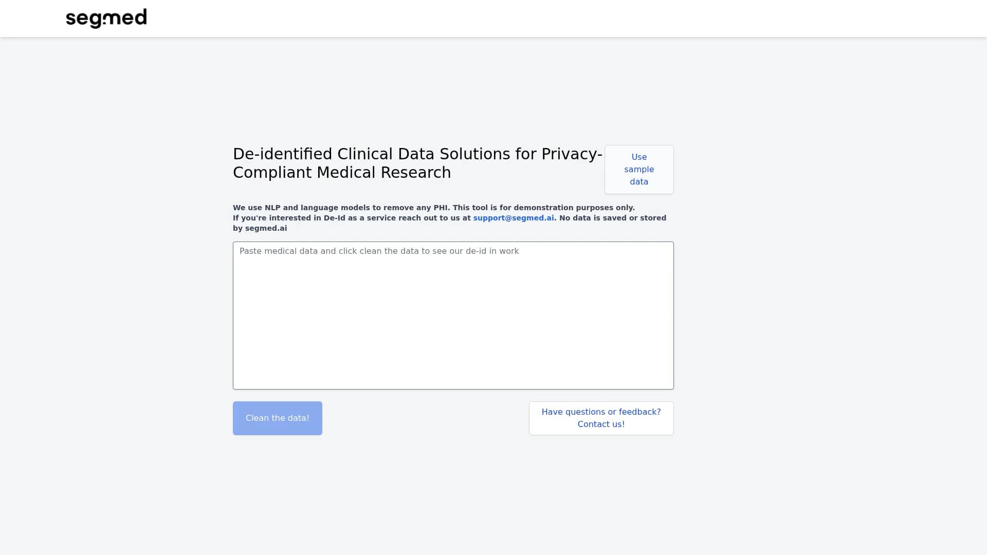 segmed homepage