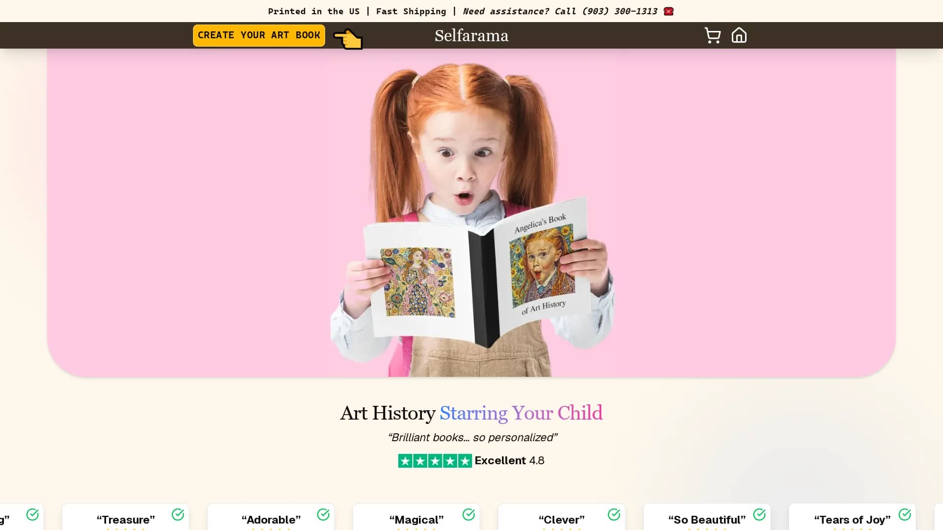 selfarama-books homepage