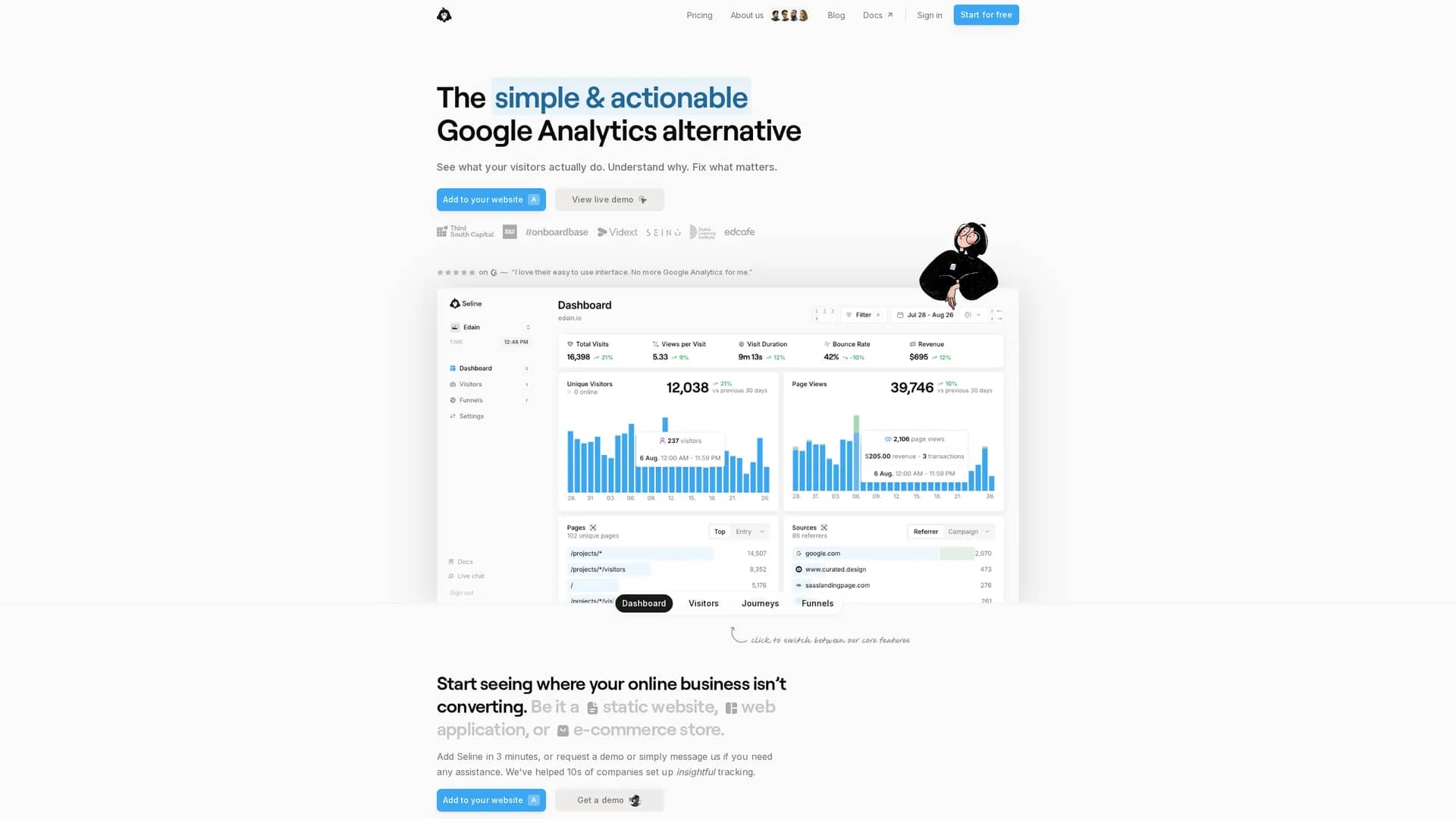seline homepage