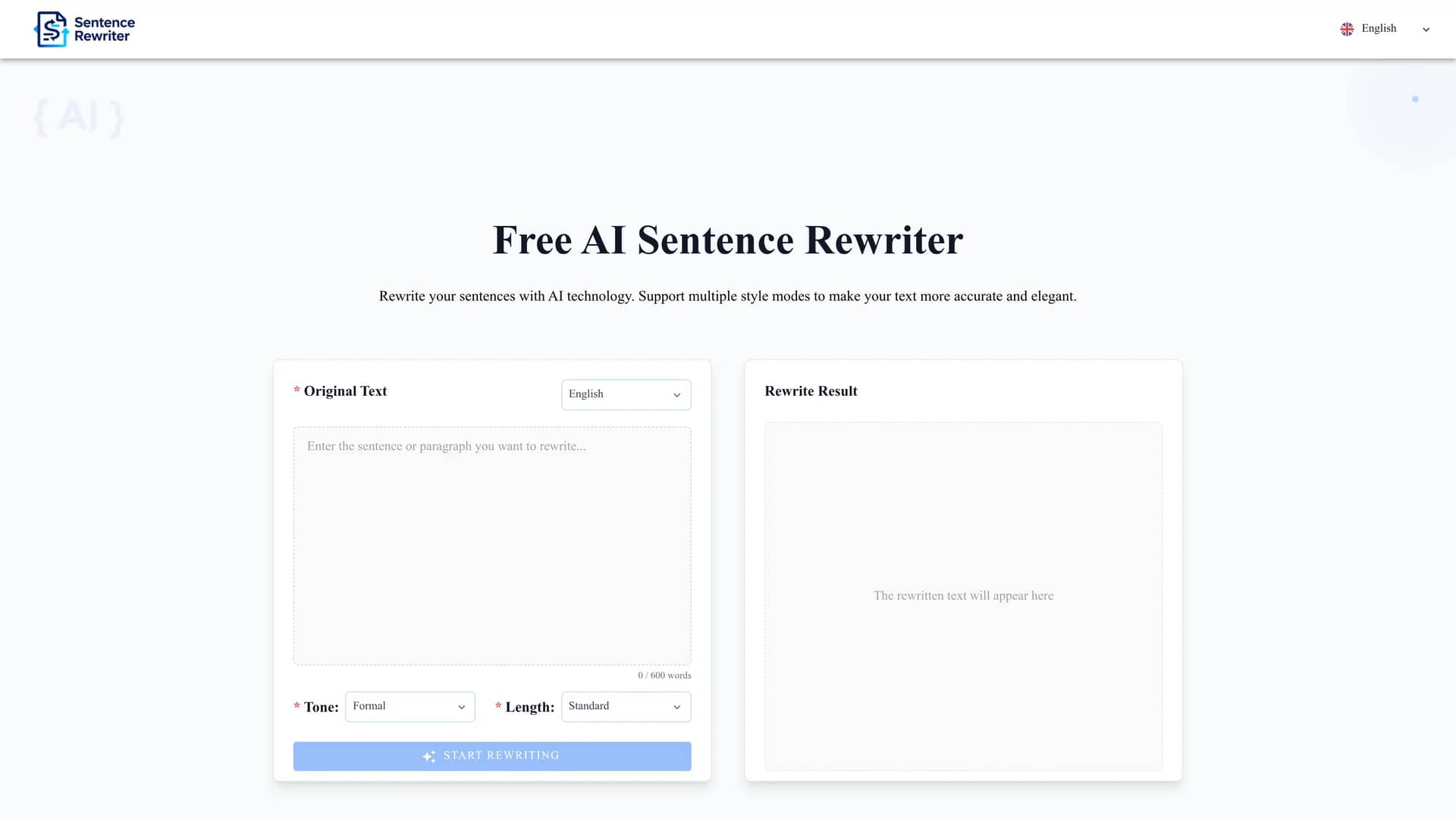 sentence-rewriter homepage
