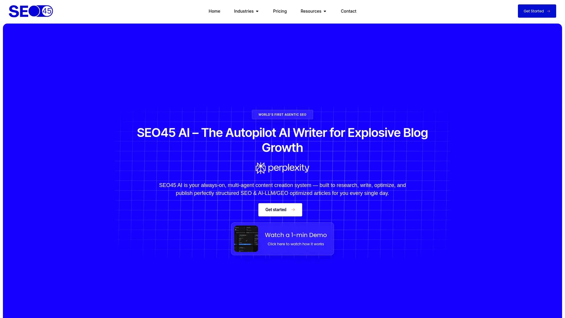 seo45tm-ai homepage