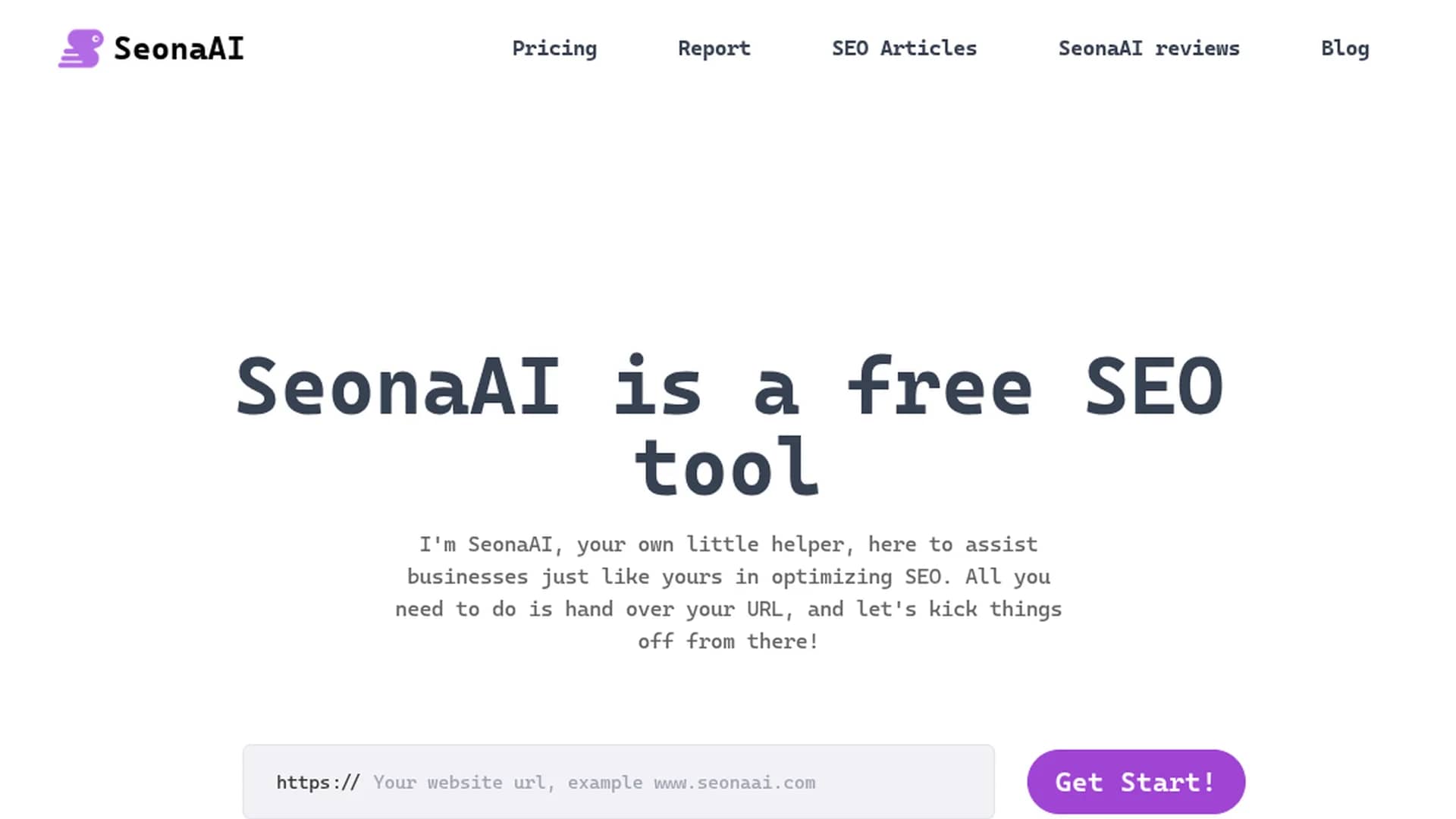 seona-ai homepage