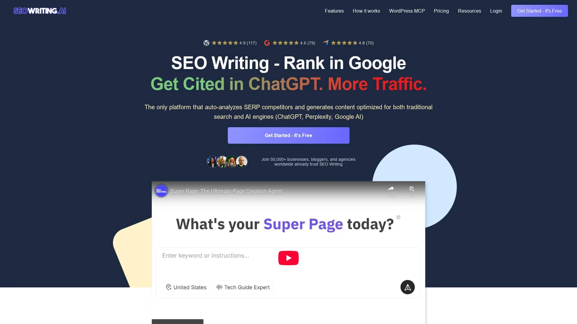 seowriting homepage