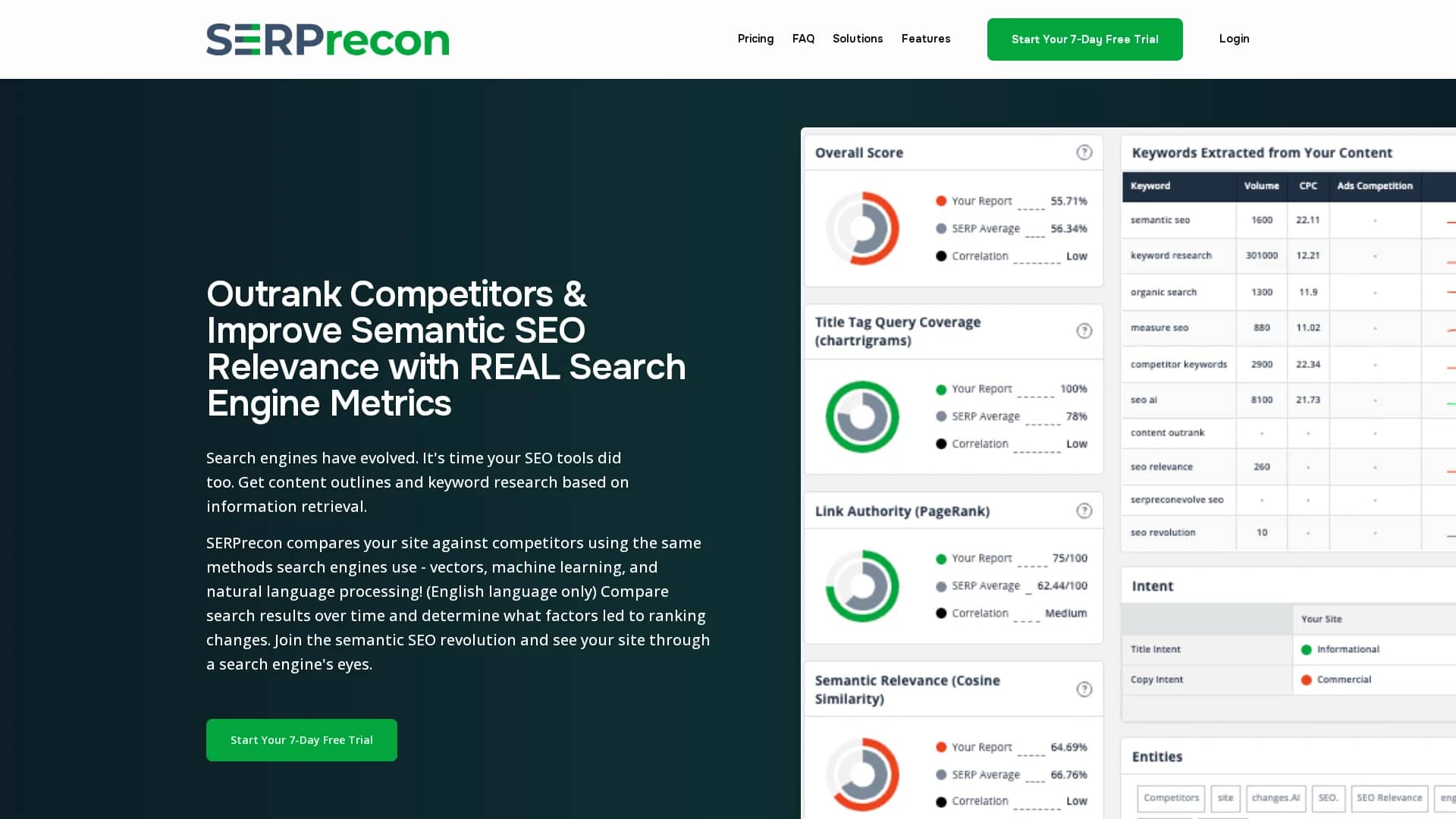 serprecon homepage