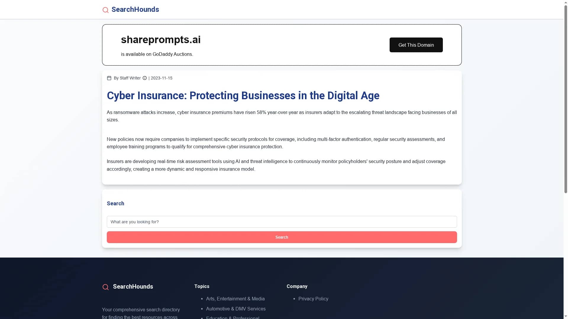 share-prompts homepage