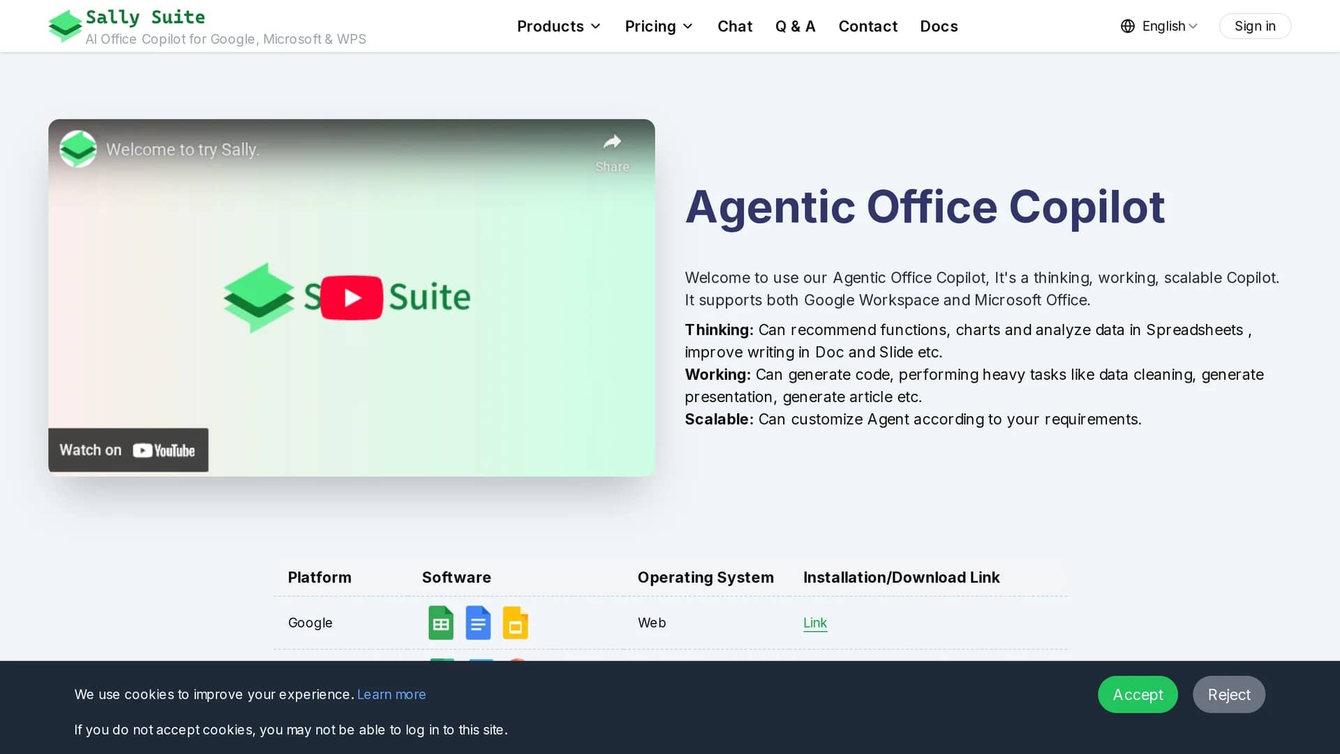 sheet-chat homepage