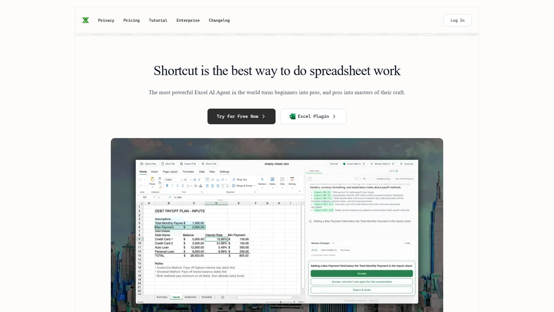 shortcut-ai homepage