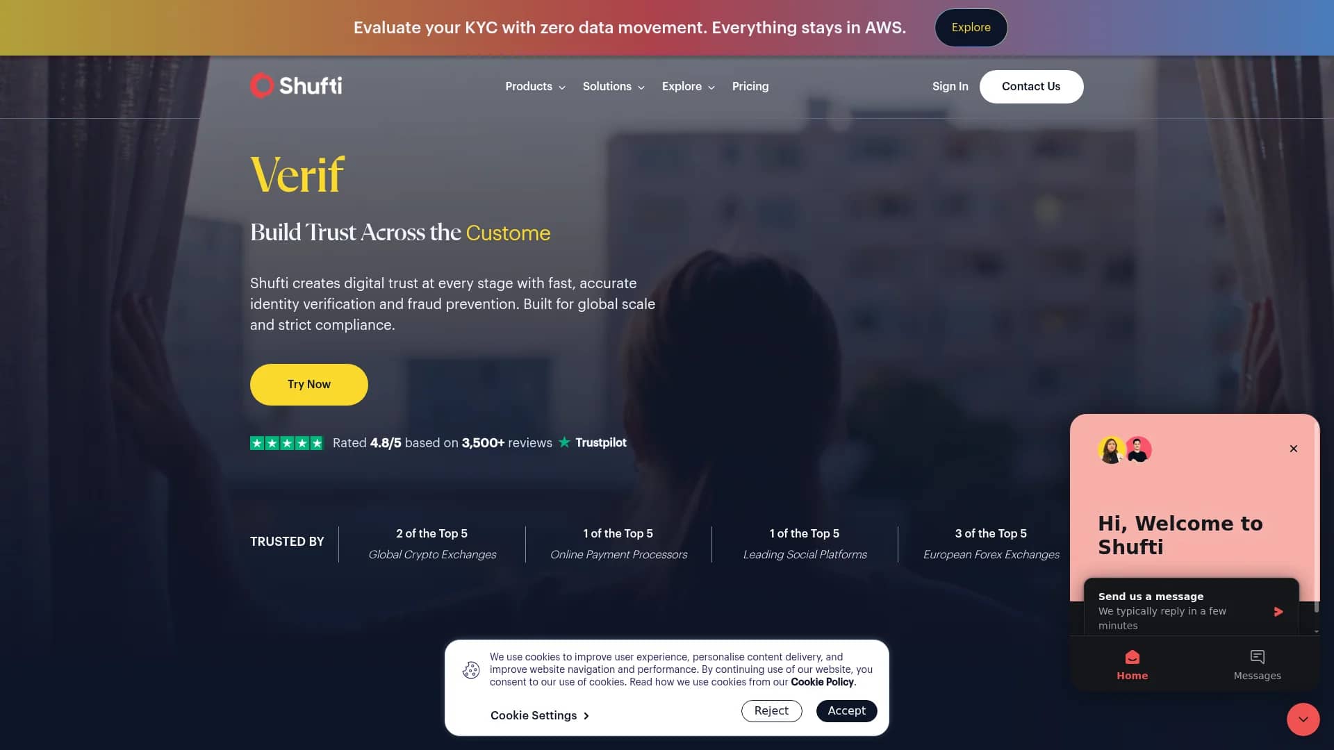 shufti-pro homepage