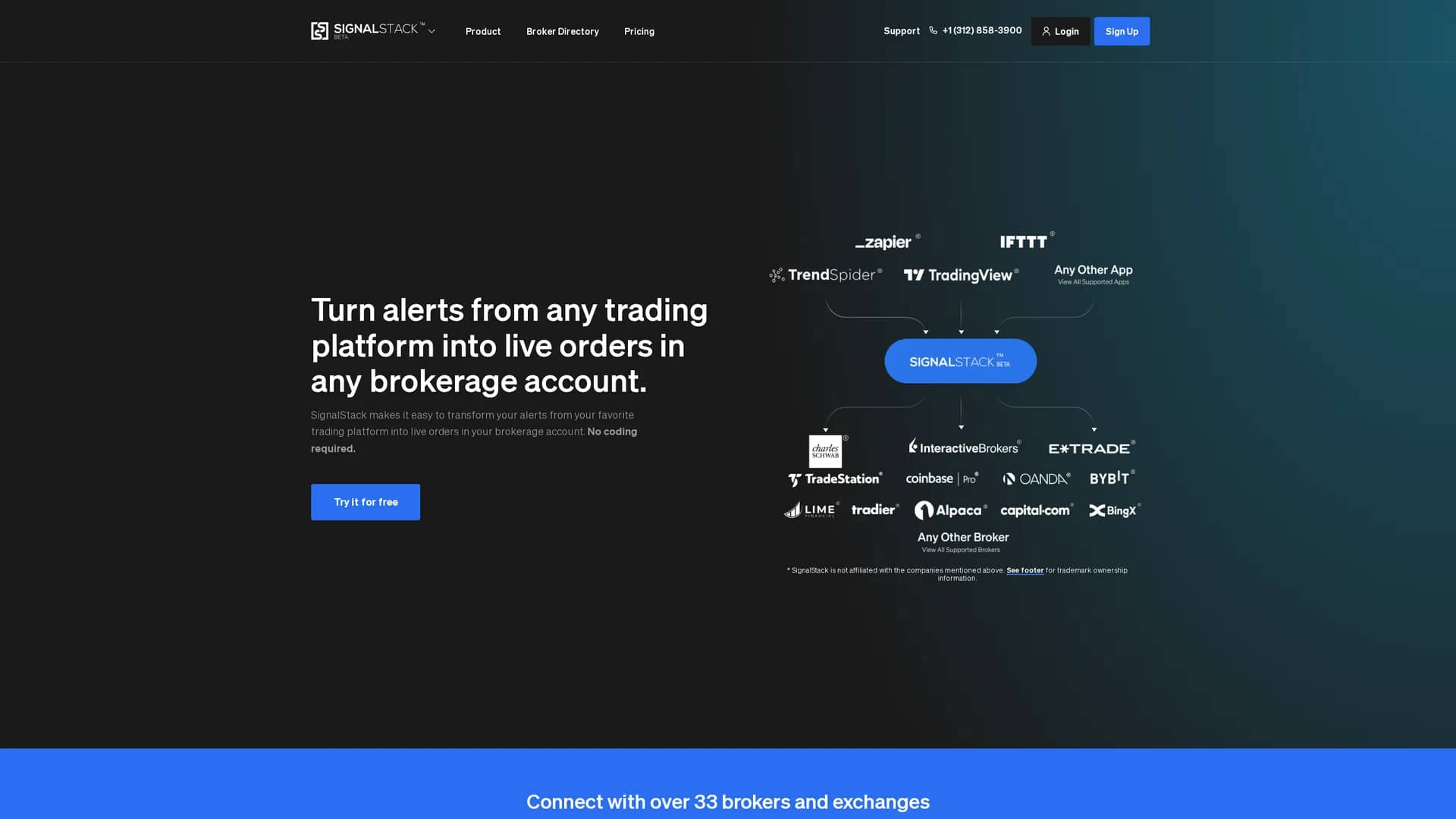 signalstack homepage