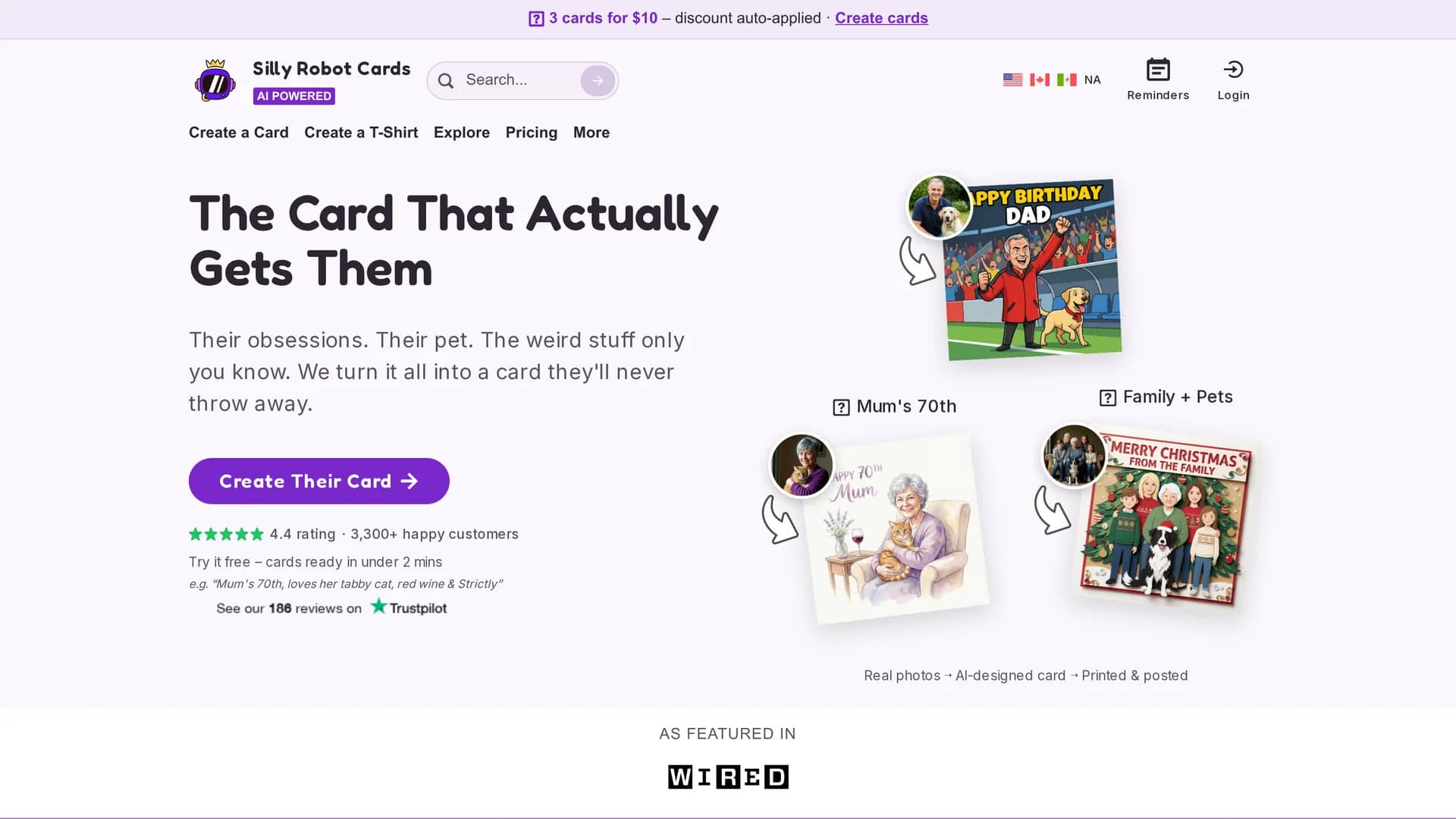 silly-robot-cards homepage