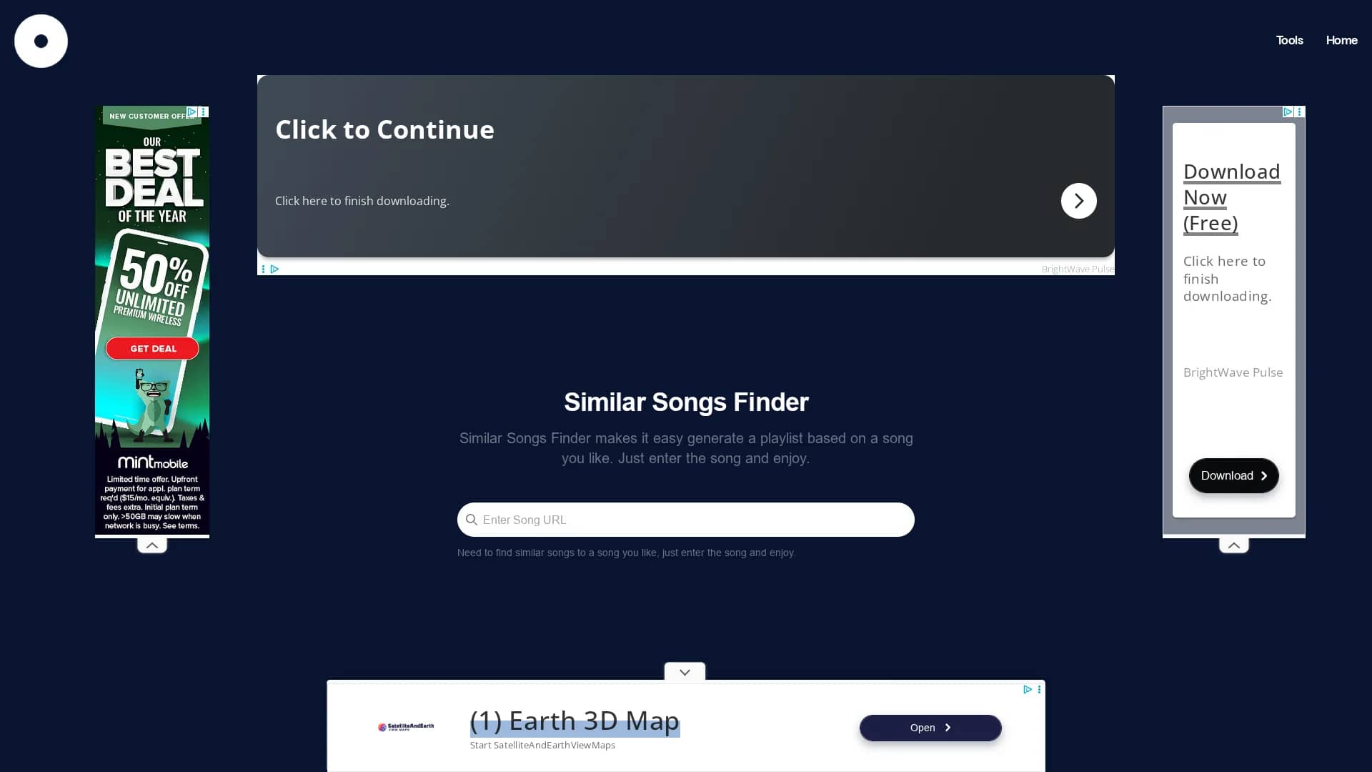 similar-songs-finder homepage