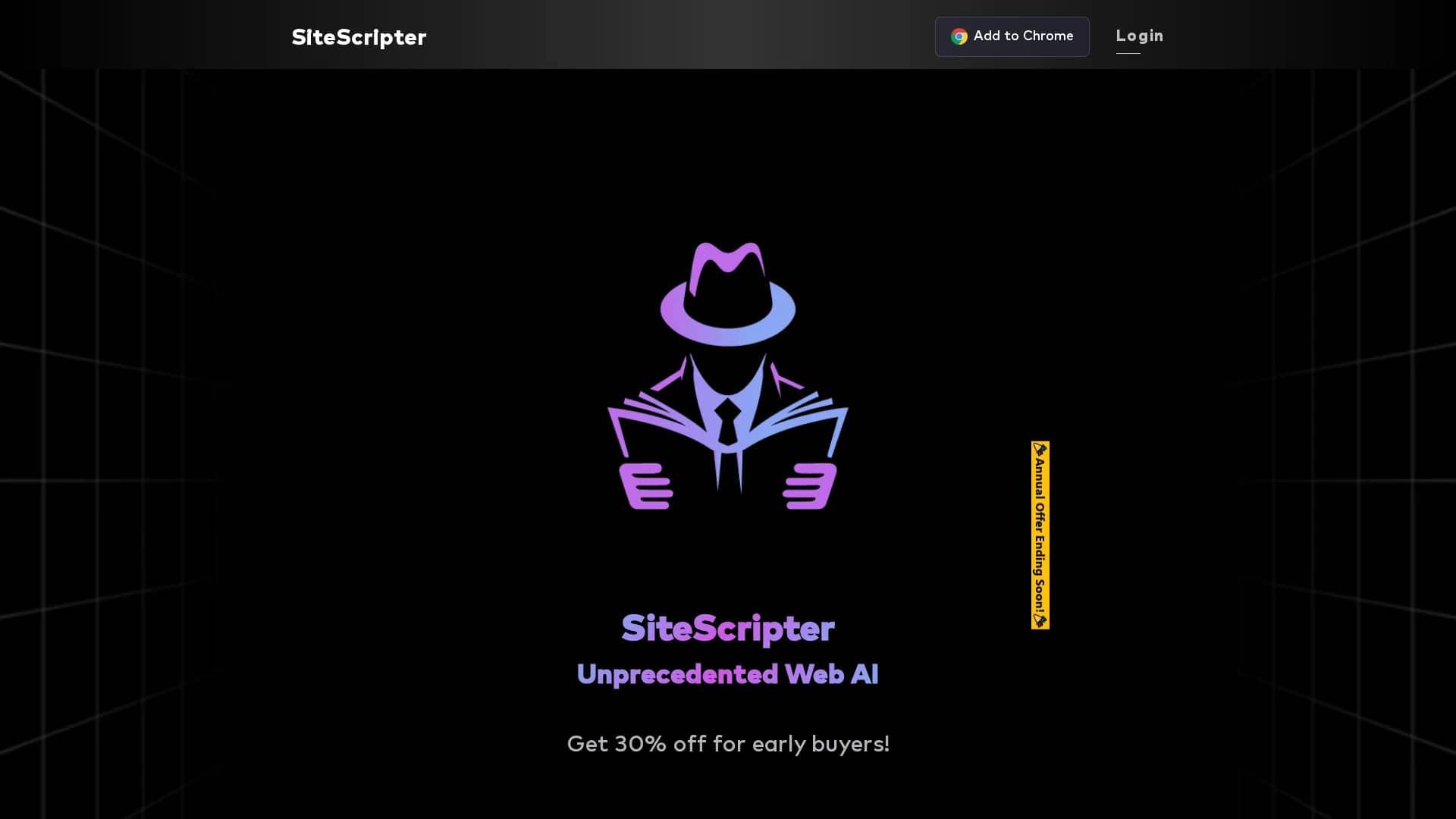 sitescripter-ai homepage
