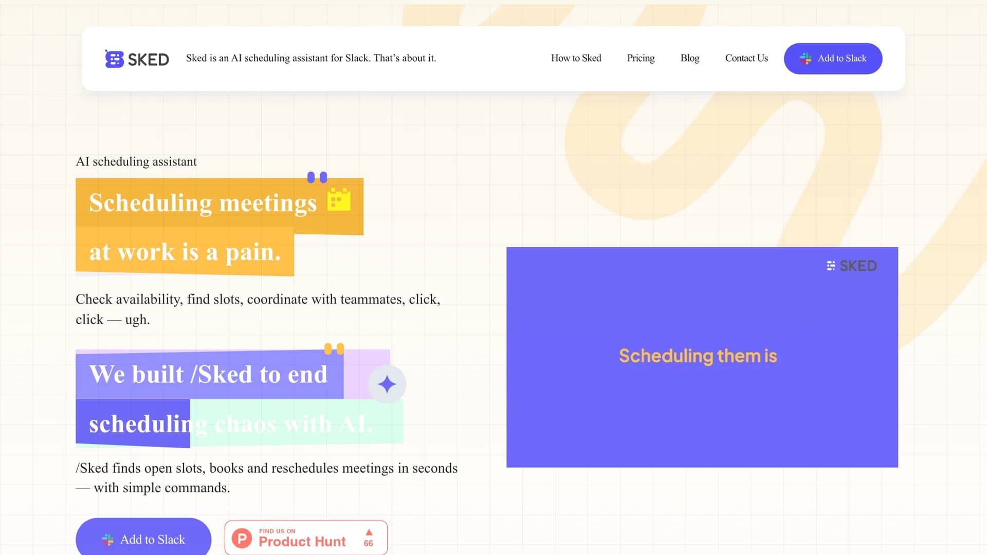 sked homepage