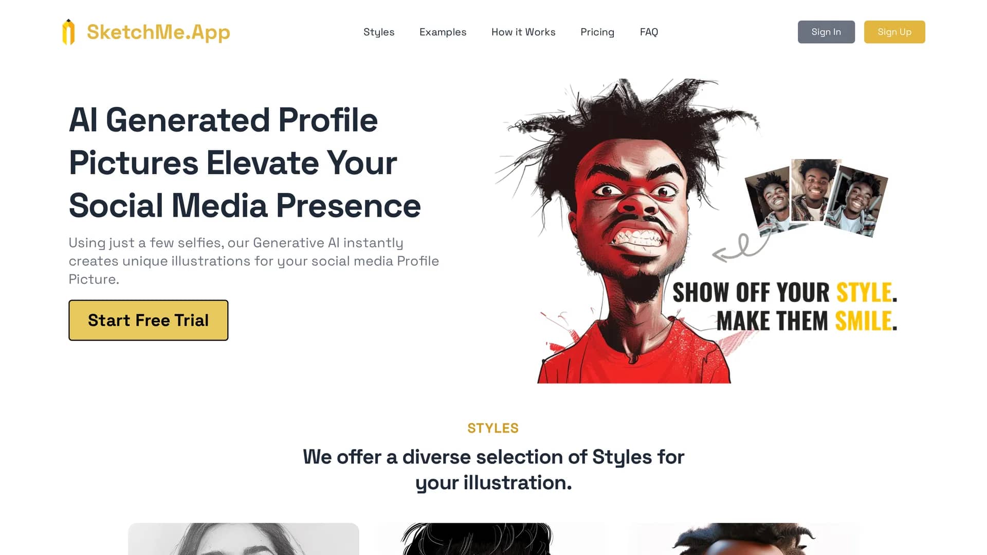 sketchme-app homepage