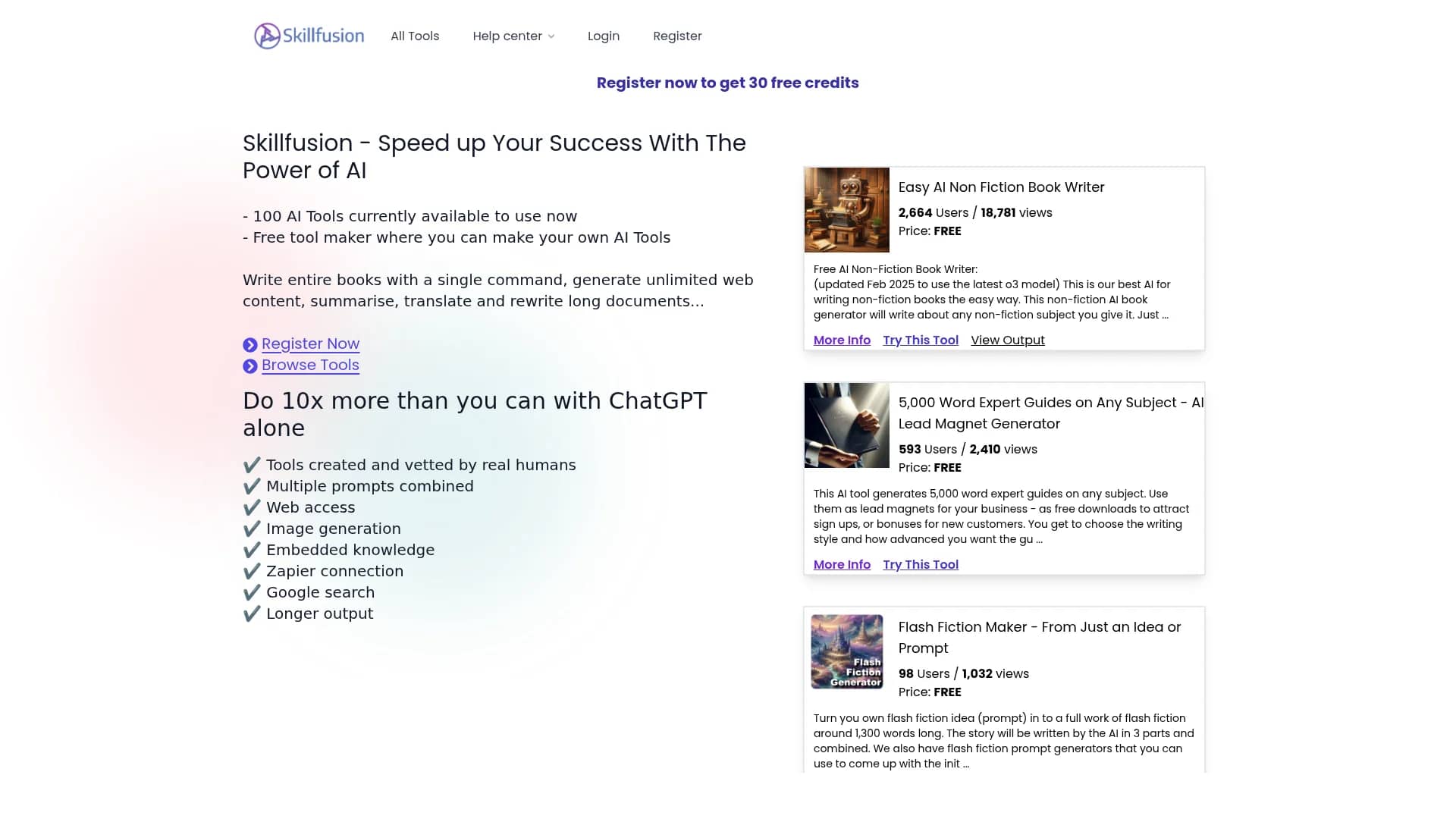 skillfusion-ai homepage