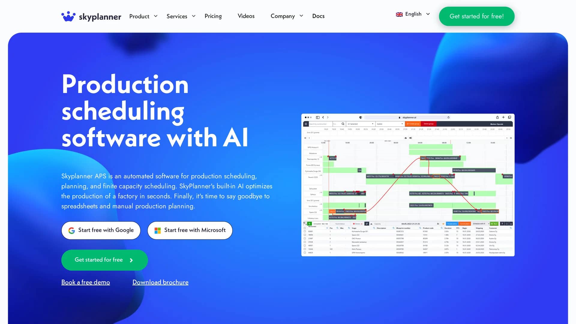 skyplanner-aps homepage