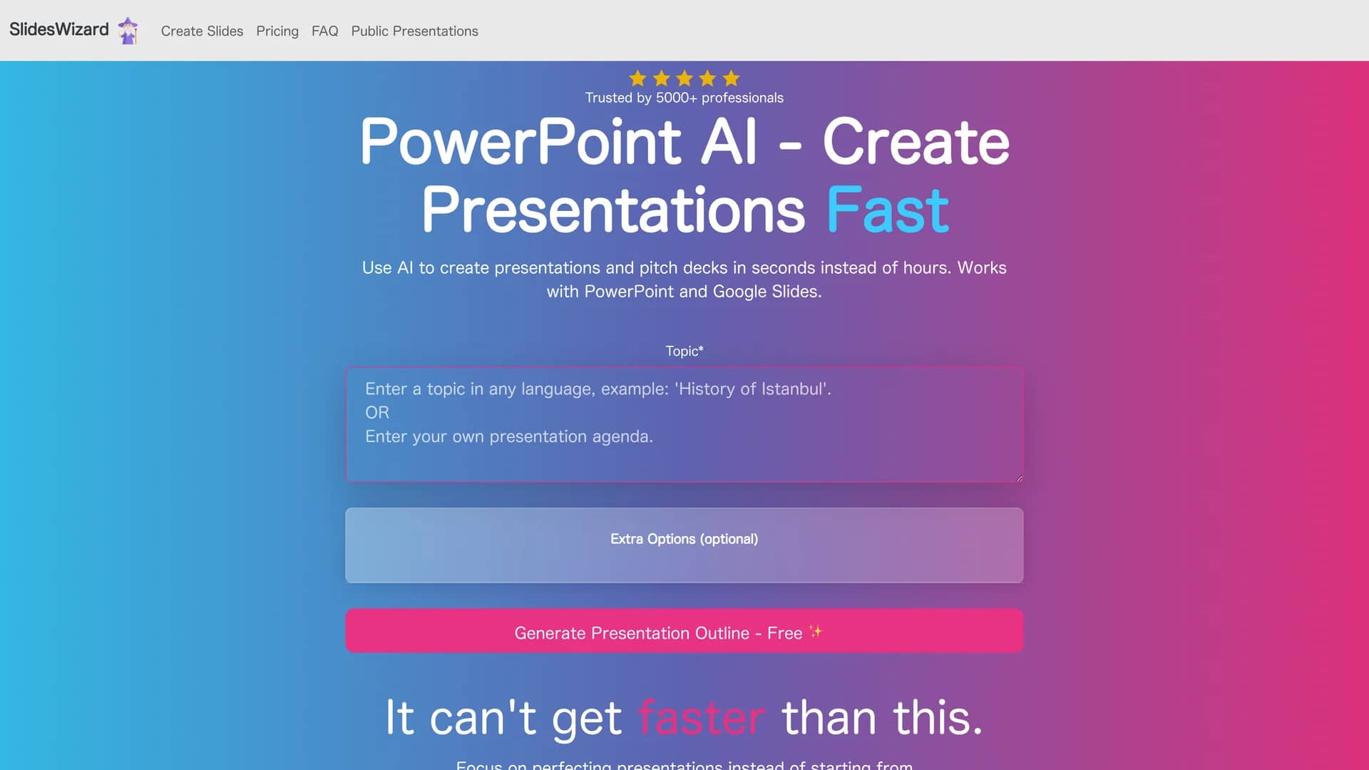 slideswizard-io homepage