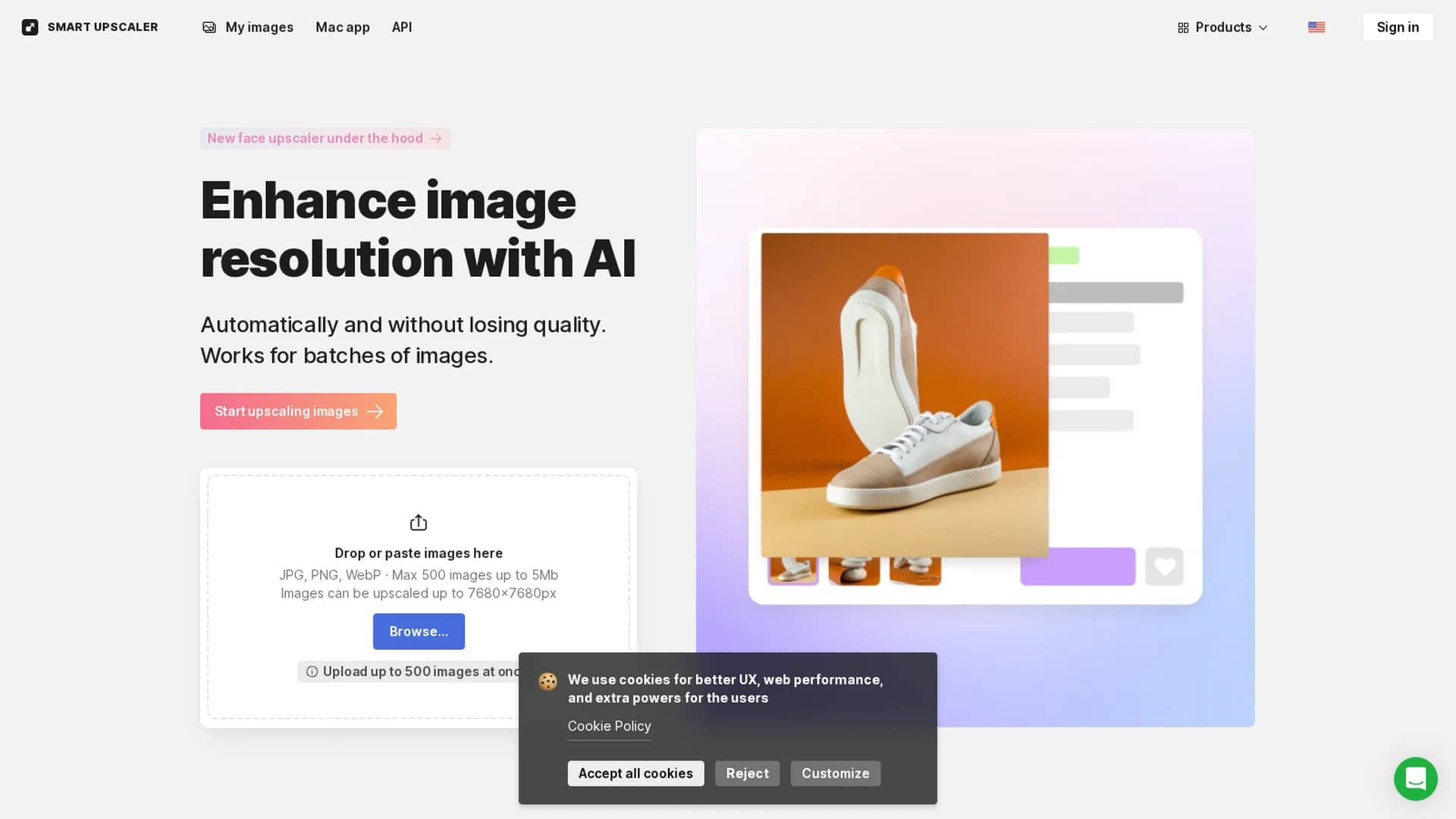 smart-upscaler homepage