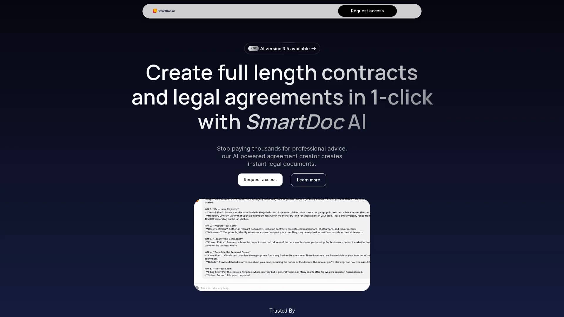 smartdoc-ai homepage