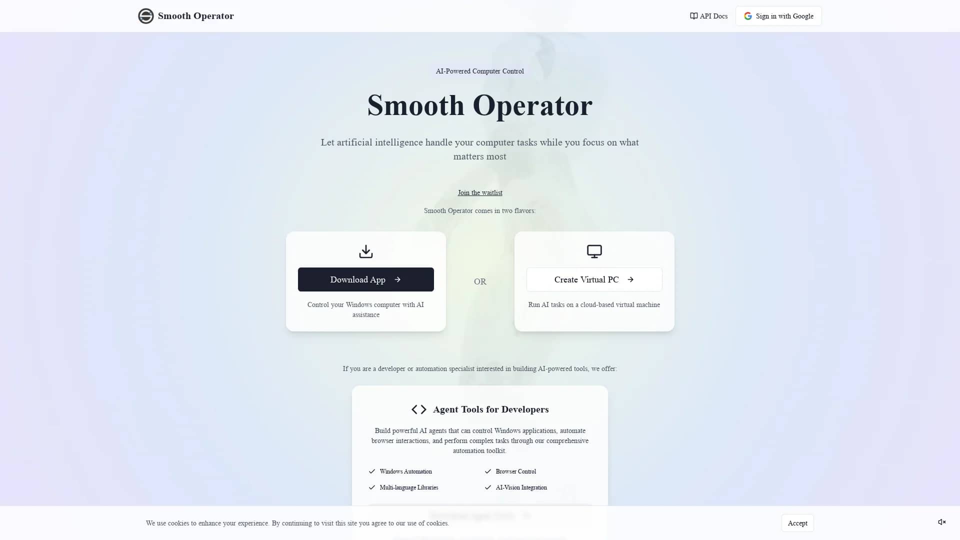 smooth-operator homepage