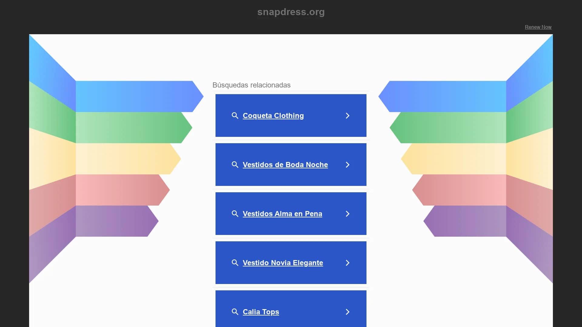 snapdress homepage